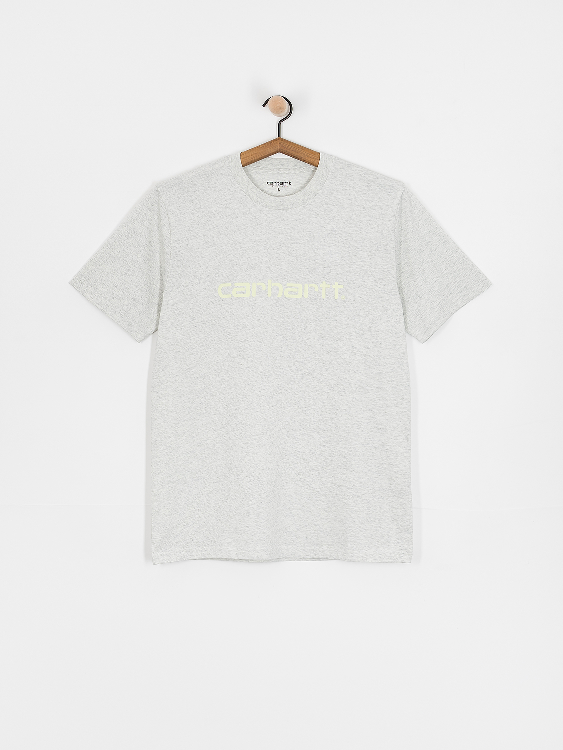 Футболка Carhartt WIP Script (ash heather/air green)