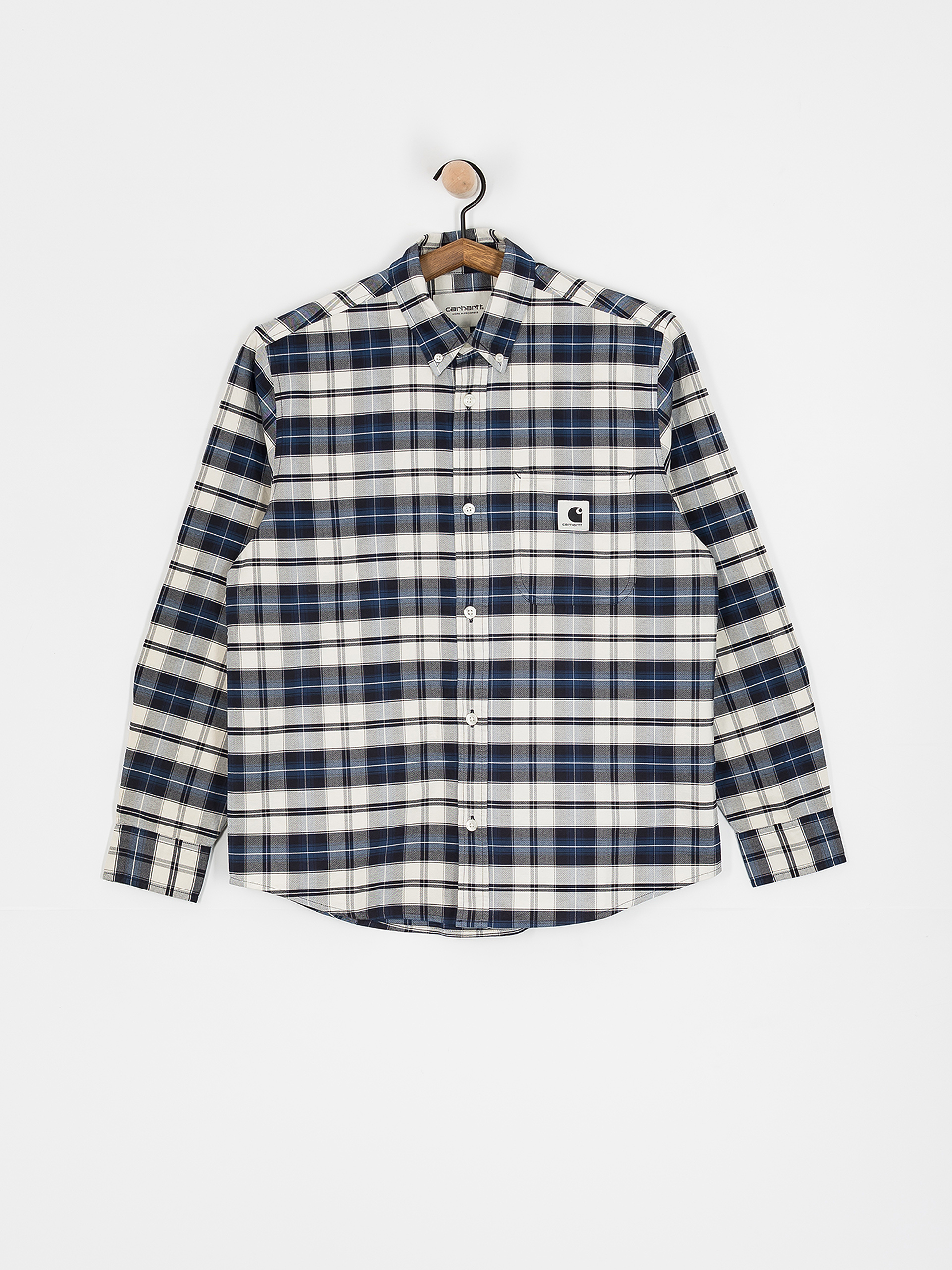 Сорочка Carhartt WIP Tarbell Wmn (tarbell check/dark navy/white)