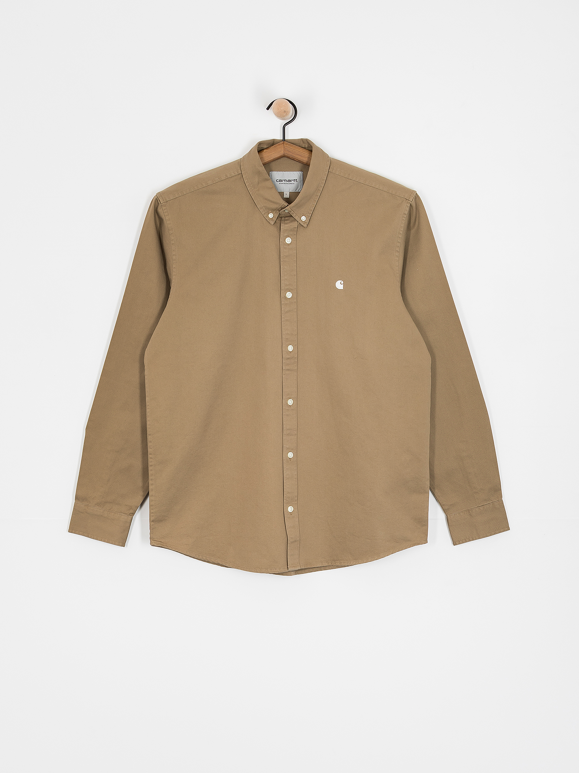 Сорочка Carhartt WIP Madison (leather/white)