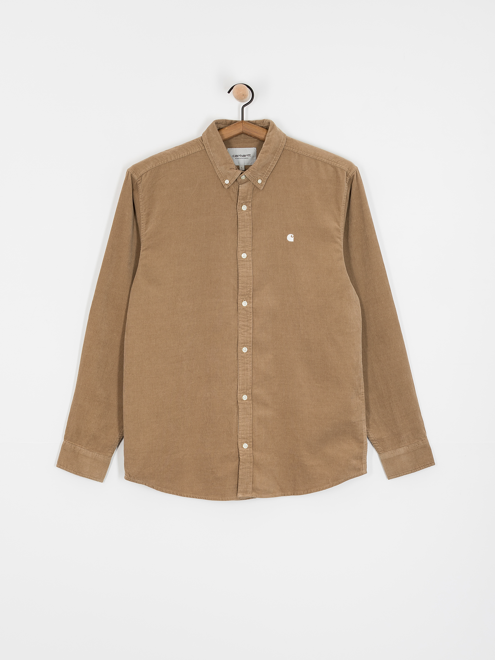 Сорочка Carhartt WIP Madison Fine Cord (leather/wax)