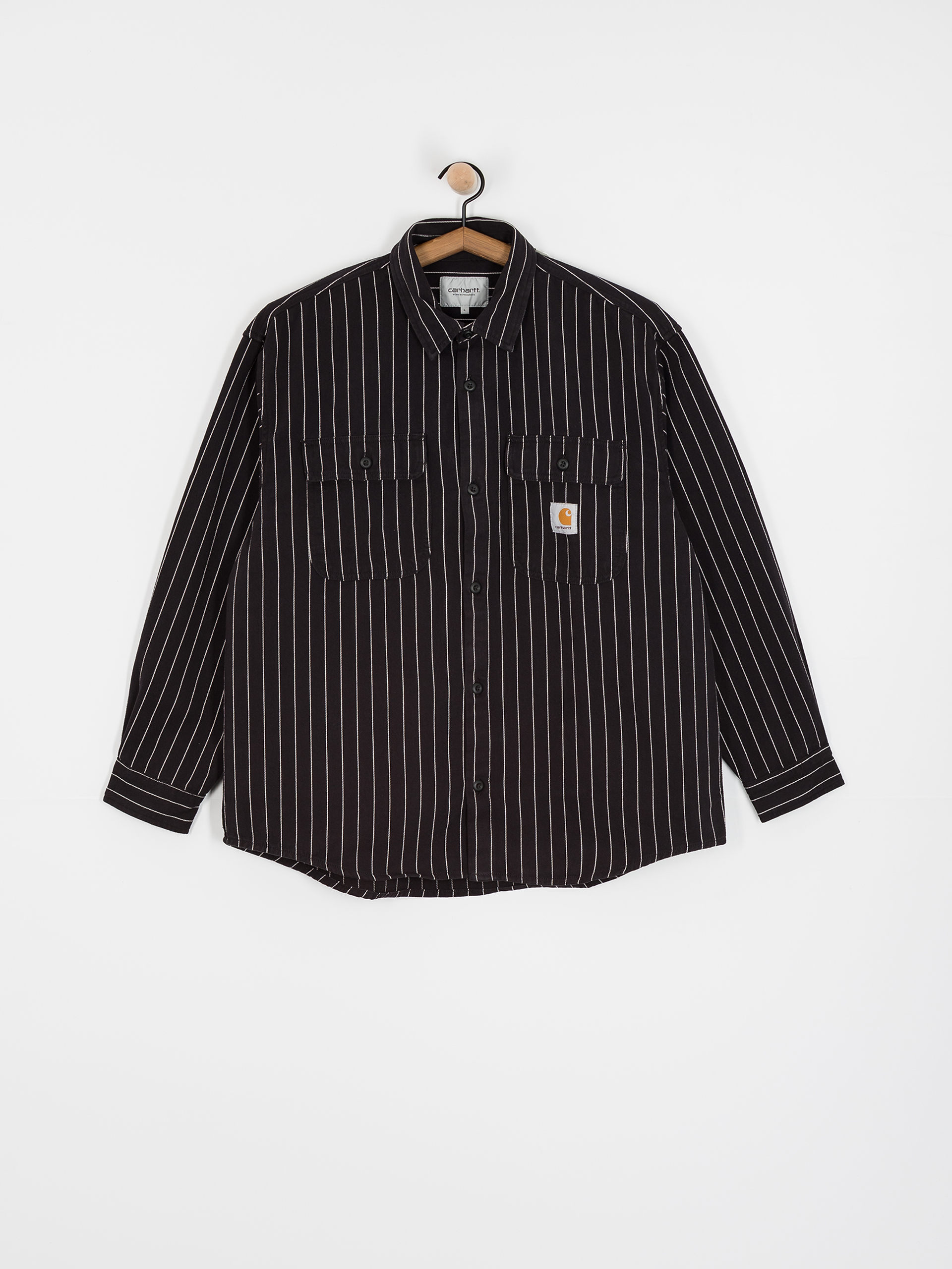 Сорочка Carhartt WIP Hendry (seaton stripe/black/wax)