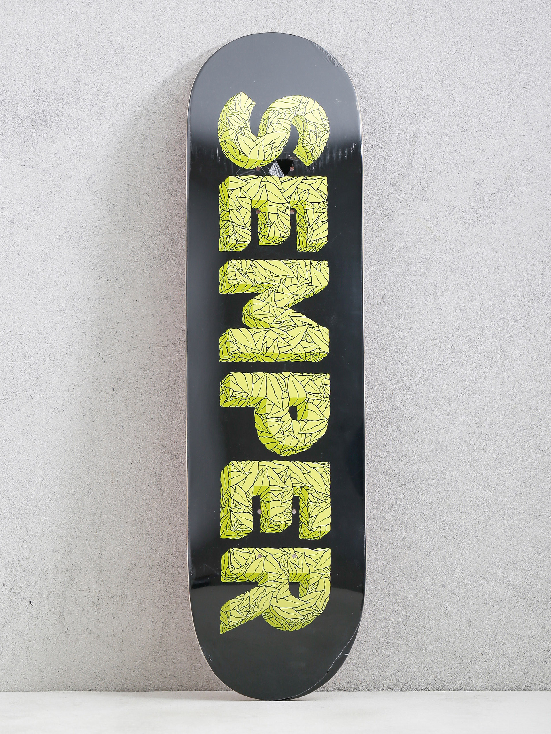 u0414u0435u043aa Semper Skateboards Leaf (black/yellow)