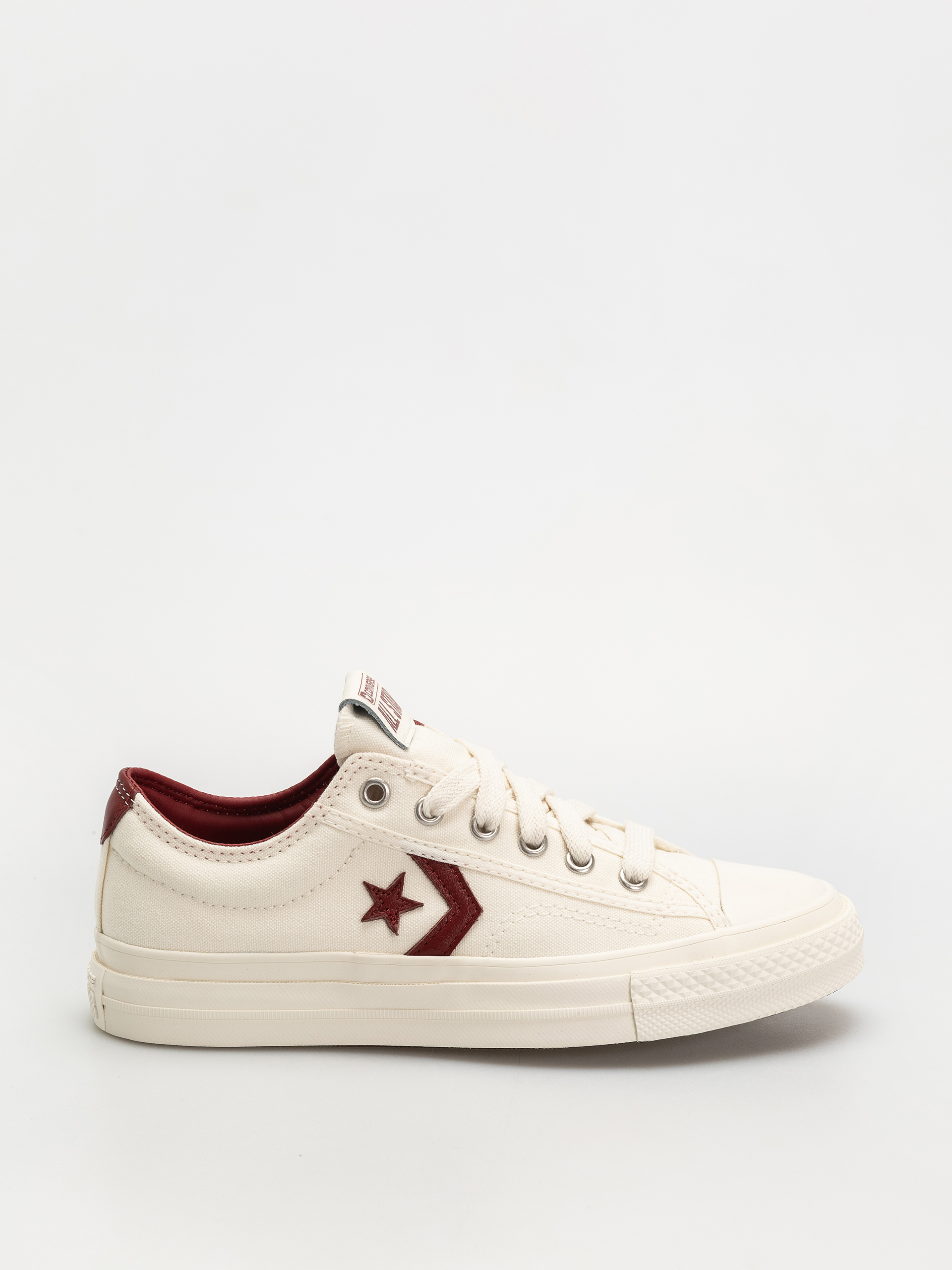 Взуття Converse Star Player 76 Ox (egret/egret/park red)