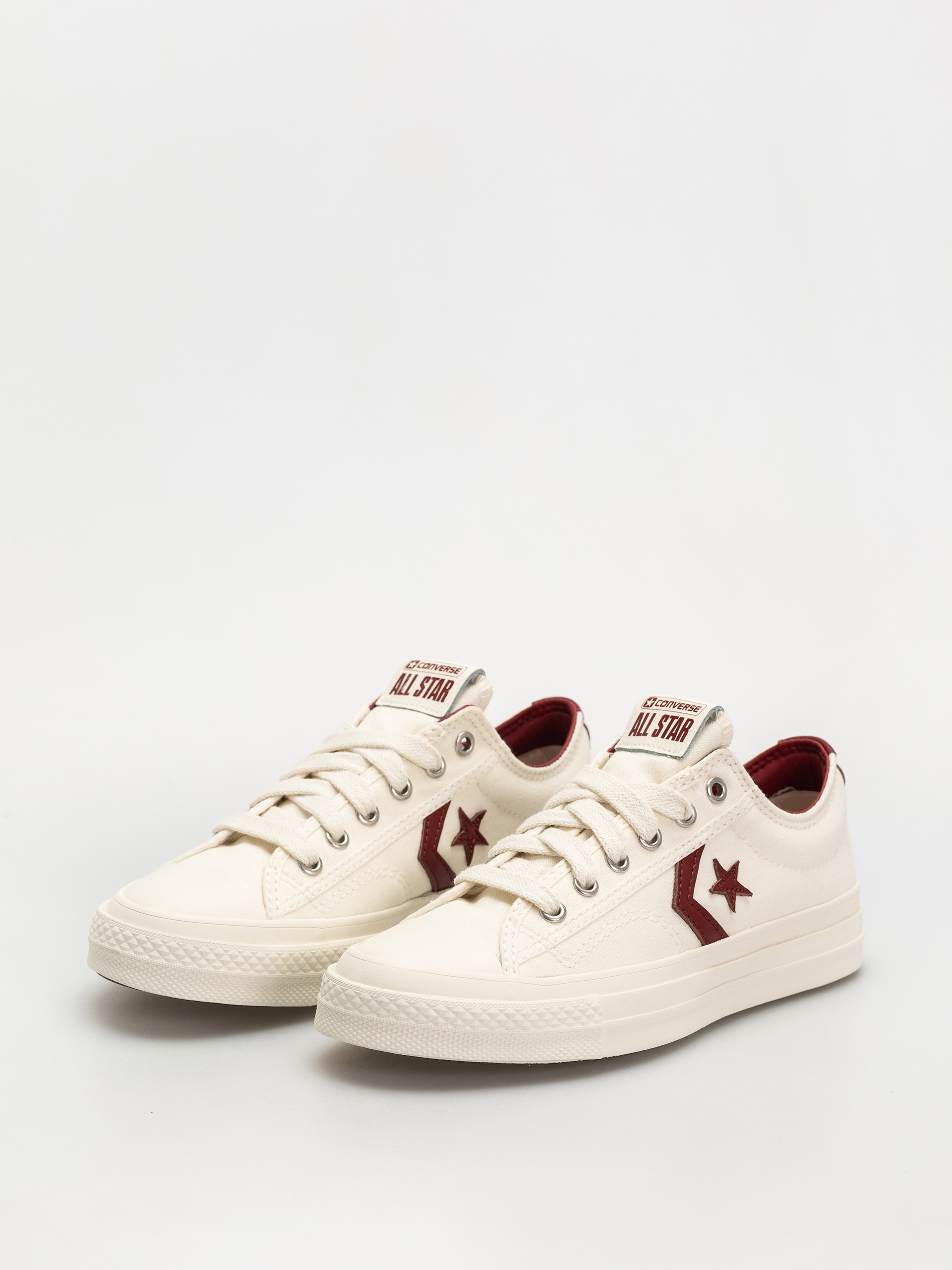 Взуття Converse Star Player 76 Ox (egret/egret/park red)