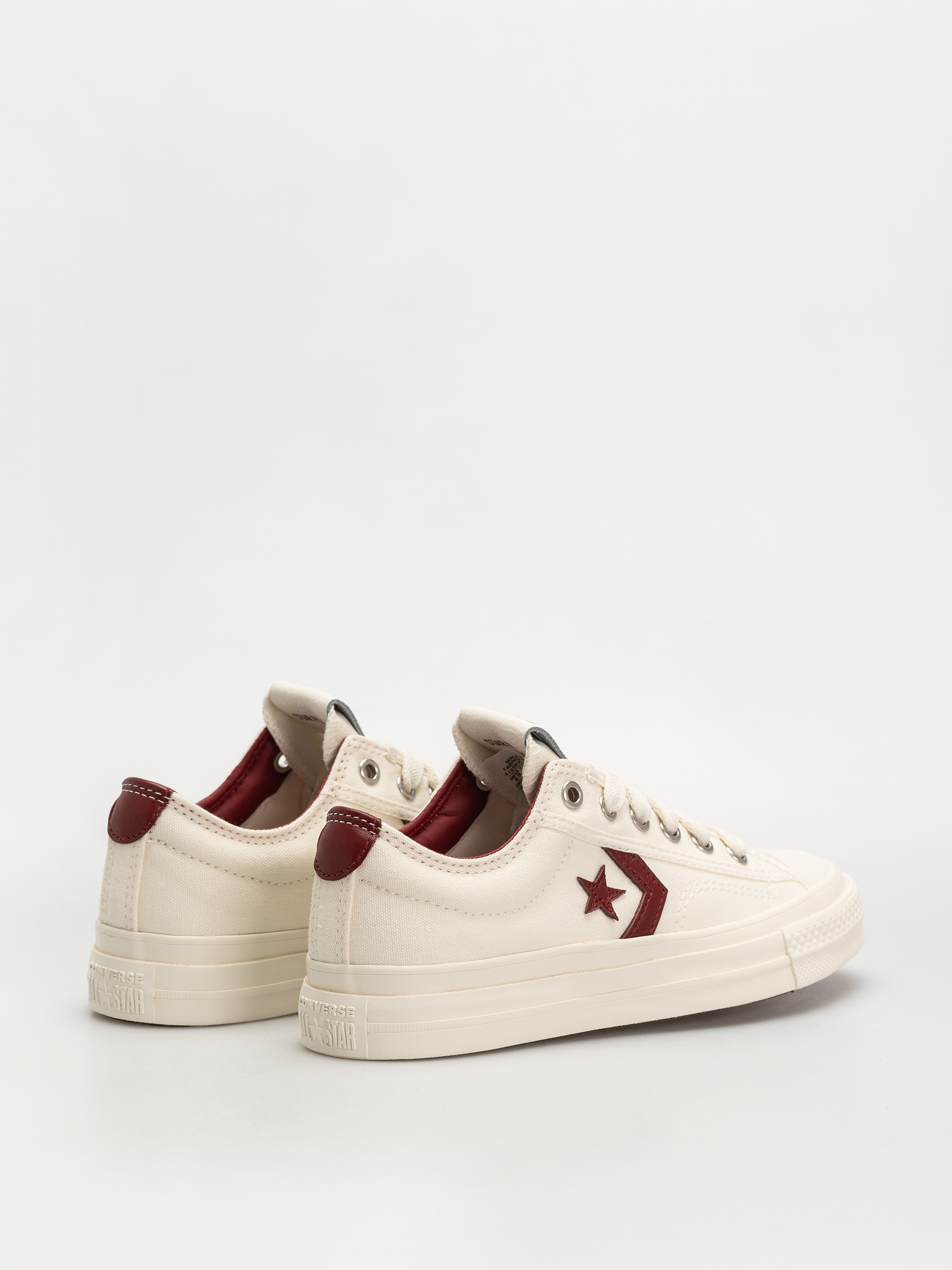 Взуття Converse Star Player 76 Ox (egret/egret/park red)