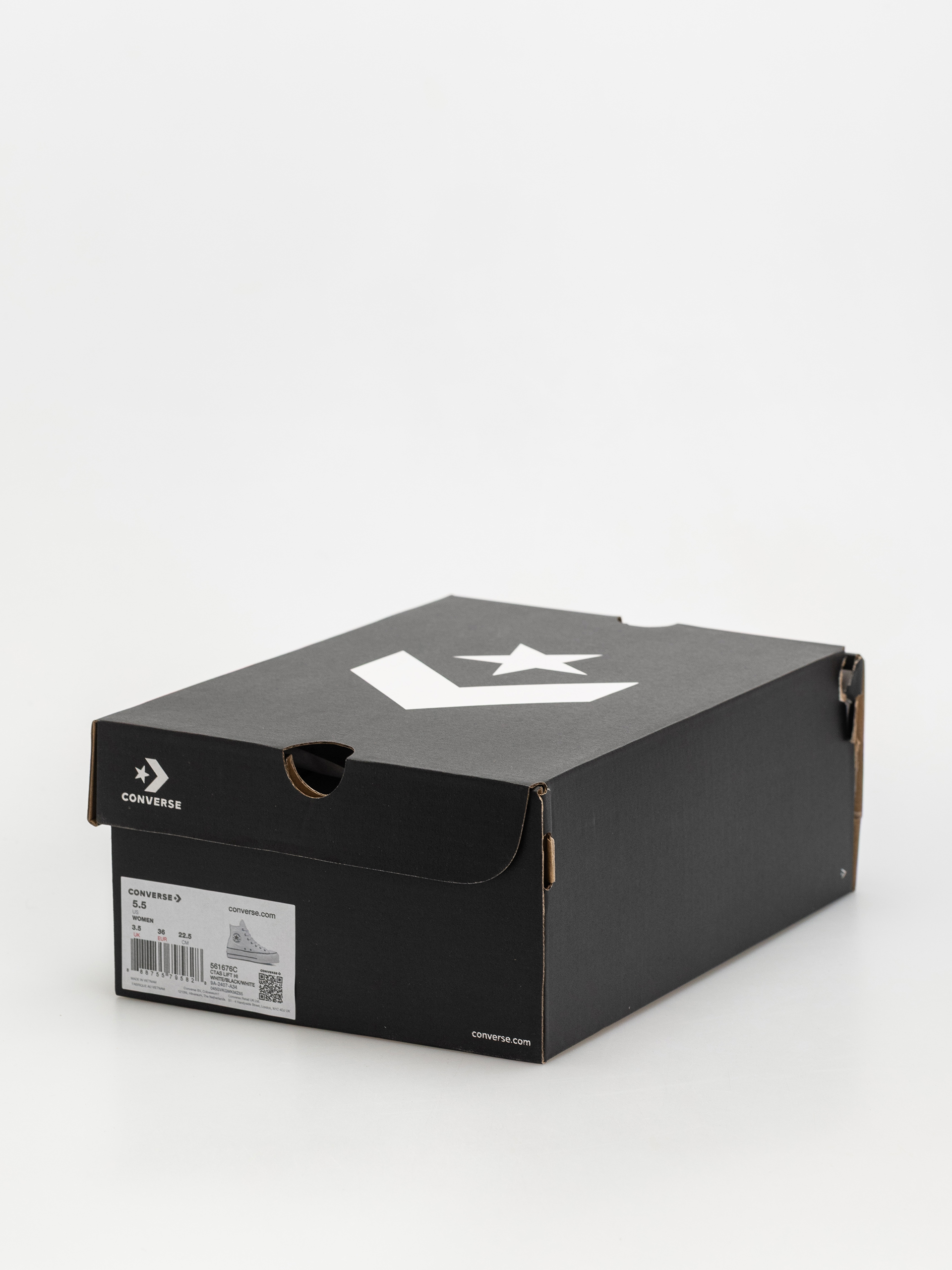 Кеди Converse Chuck Taylor All Star Lift Hi Wmn (white/black/white)