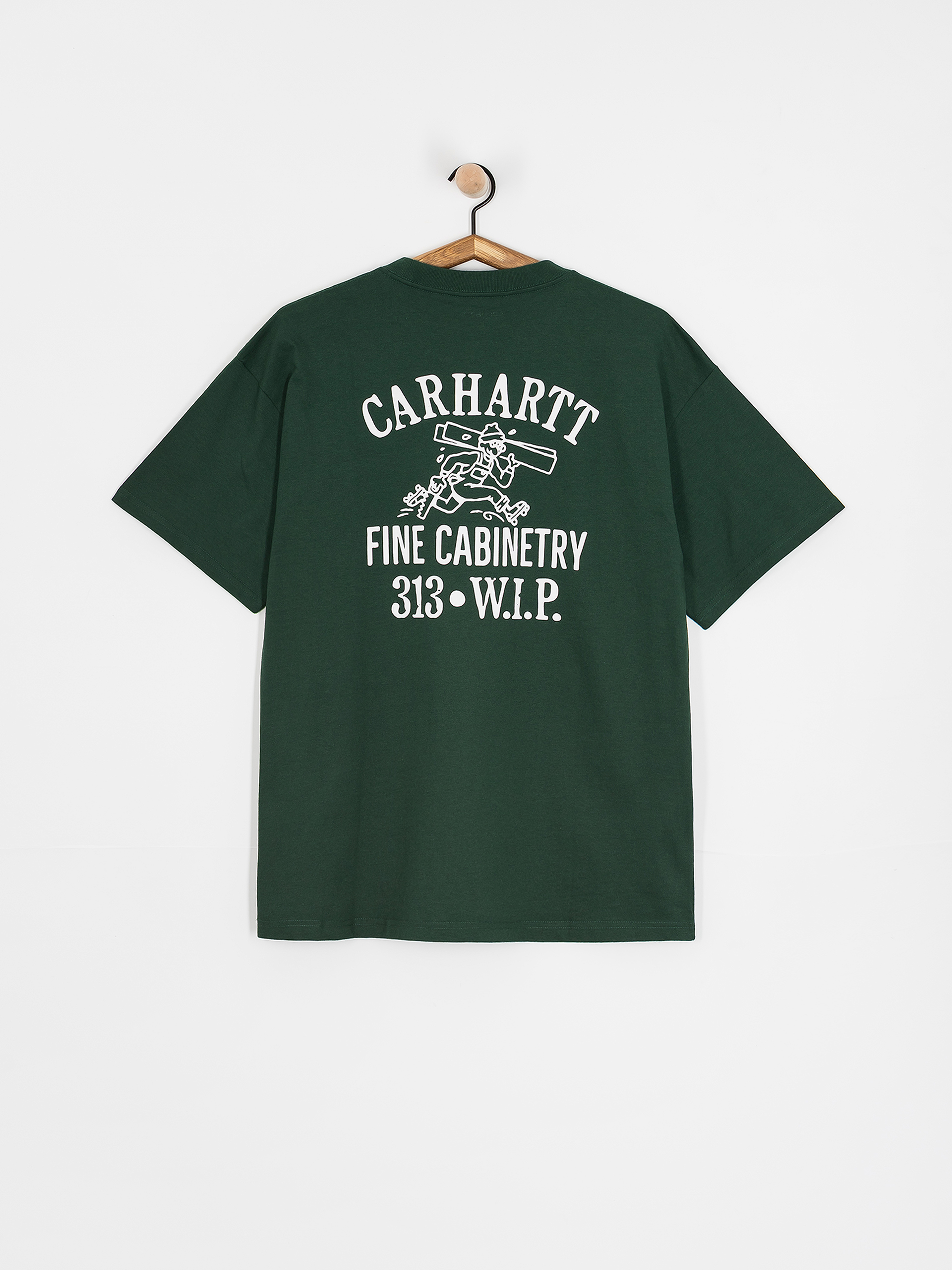 Футболка Carhartt WIP Cabinetry (conifer/white)