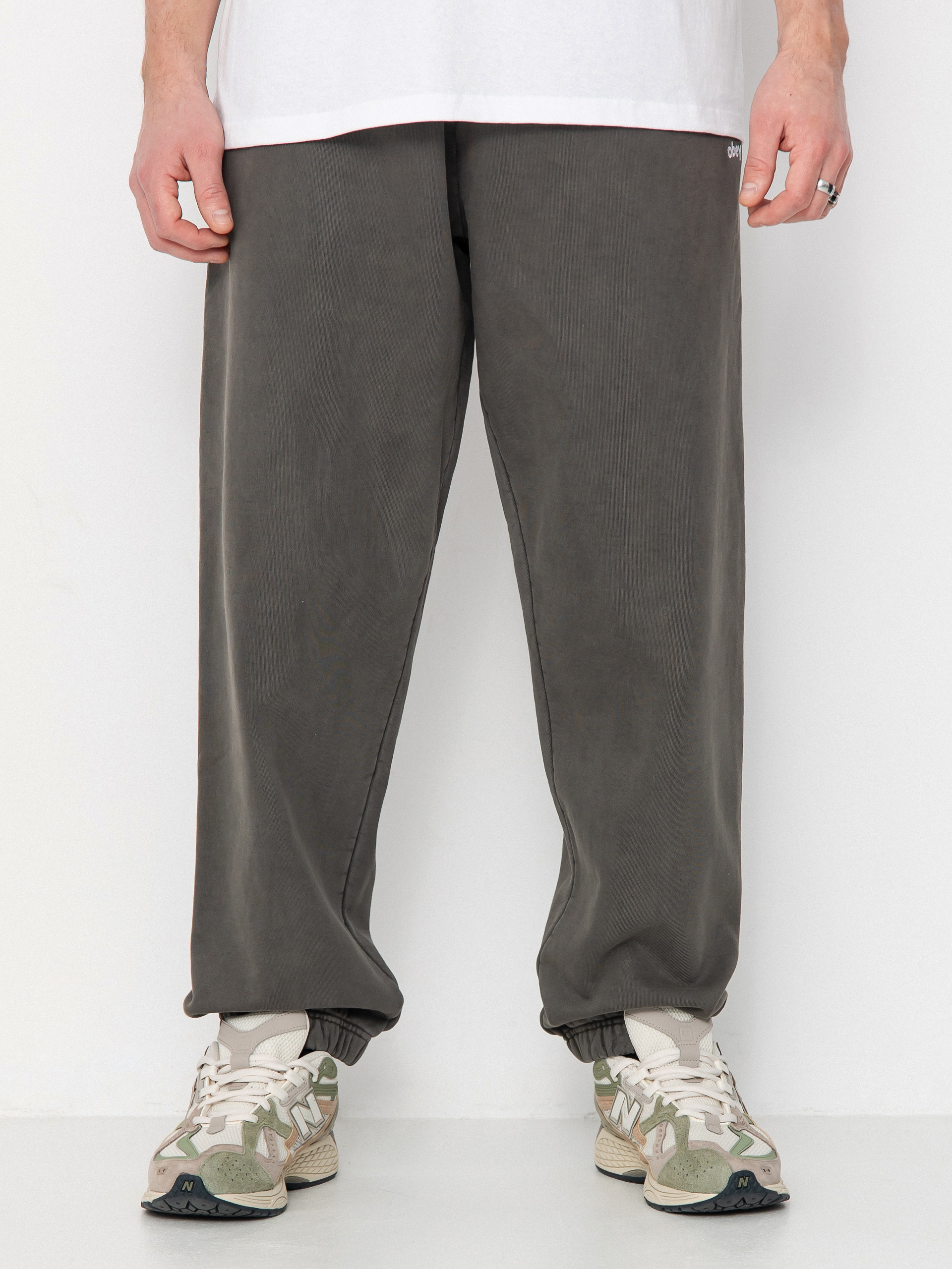 Штани OBEY Lowercase Pigment (pigment digital black)