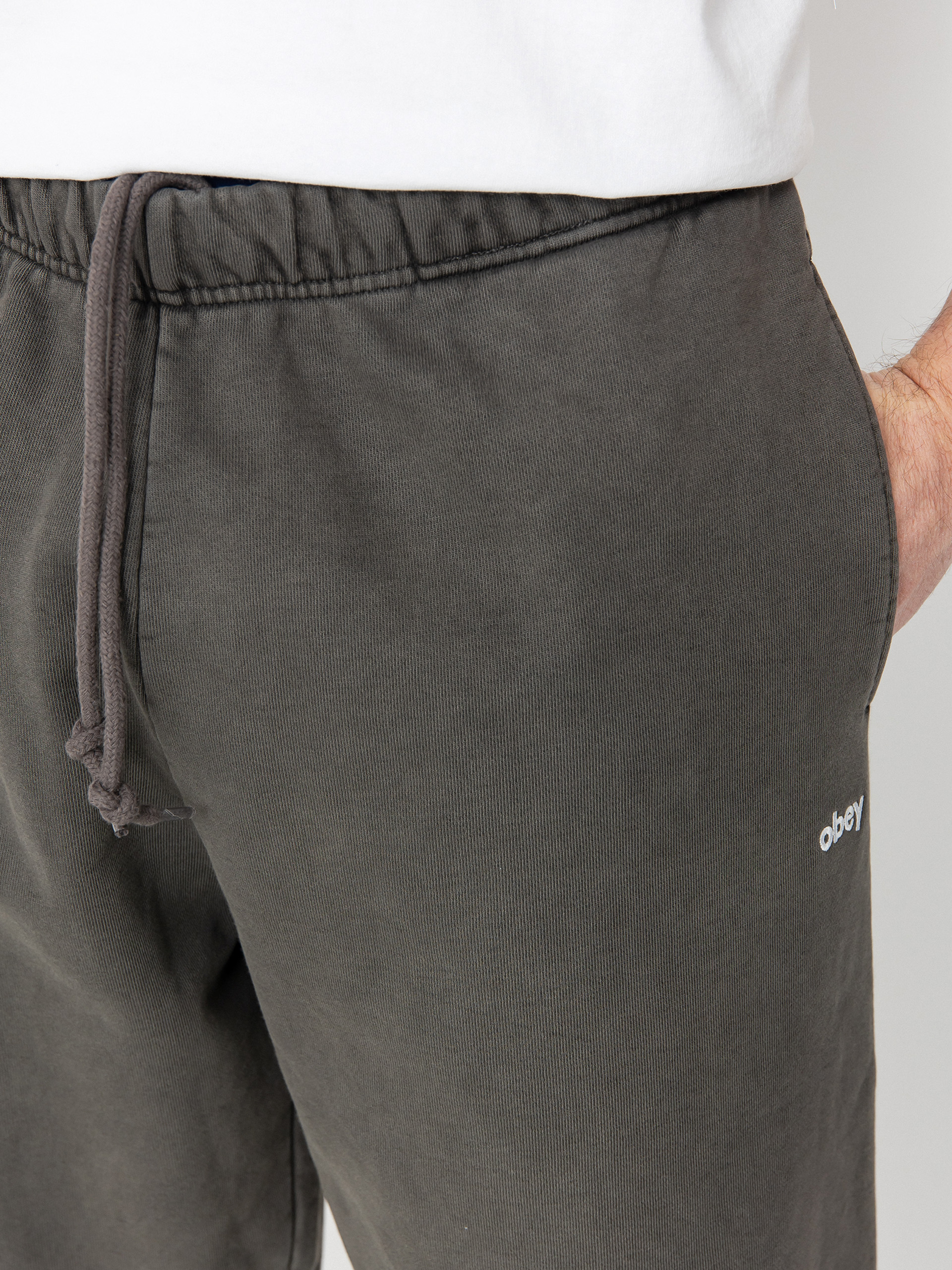 Штани OBEY Lowercase Pigment (pigment digital black)