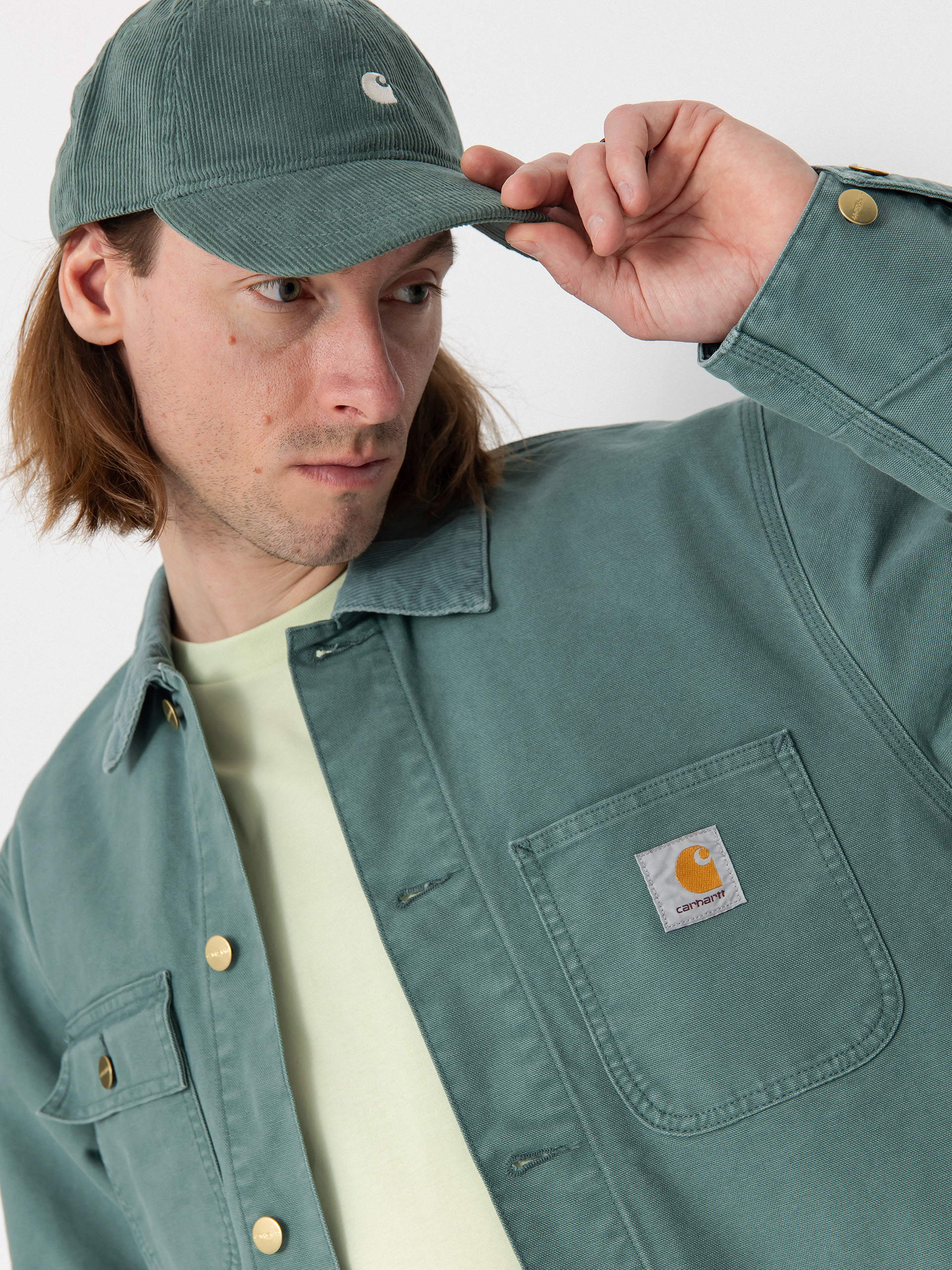 Куртка Carhartt WIP Michigan Coat - зелений (silver pine/silver pine)