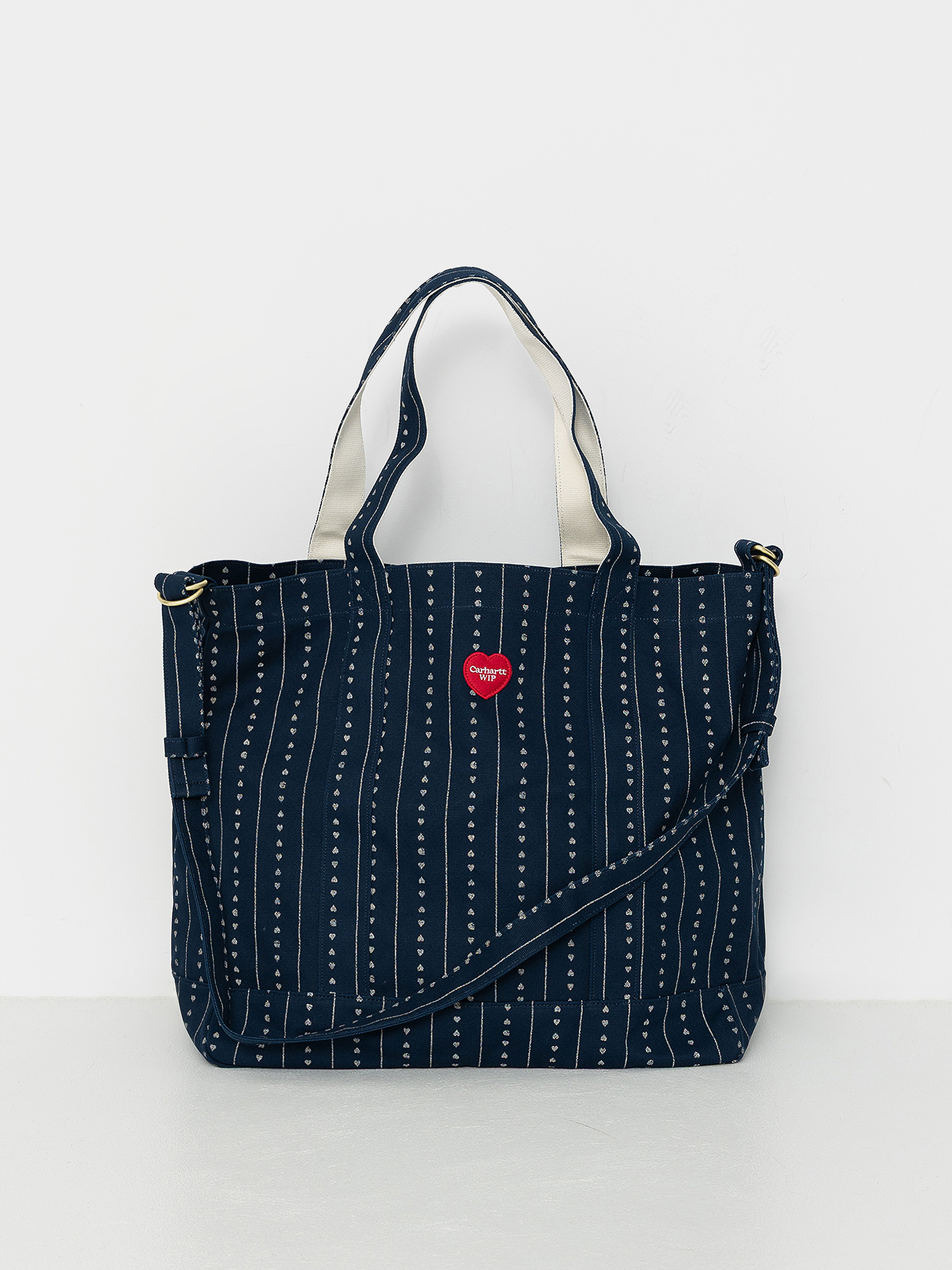 Сумка Carhartt WIP Drewe Tote (heart c pinstripe/ink/natural)