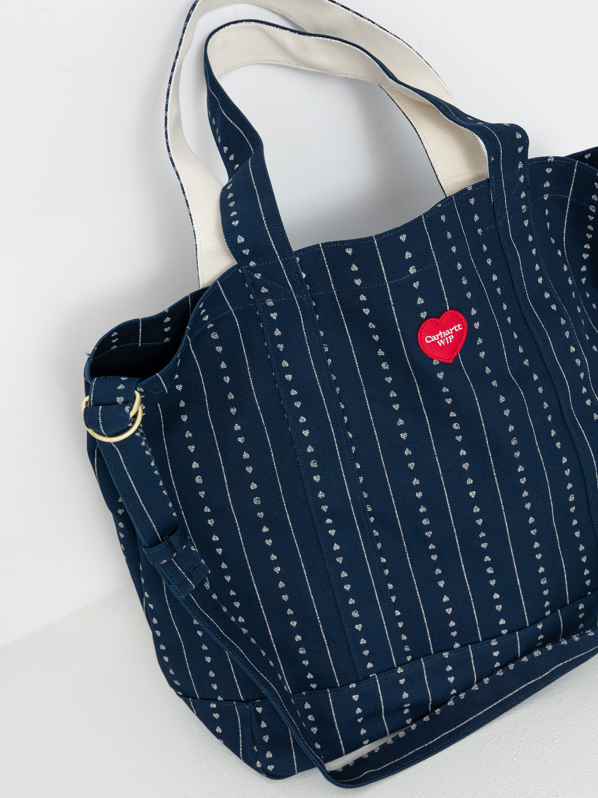 Сумка Carhartt WIP Drewe Tote (heart c pinstripe/ink/natural)