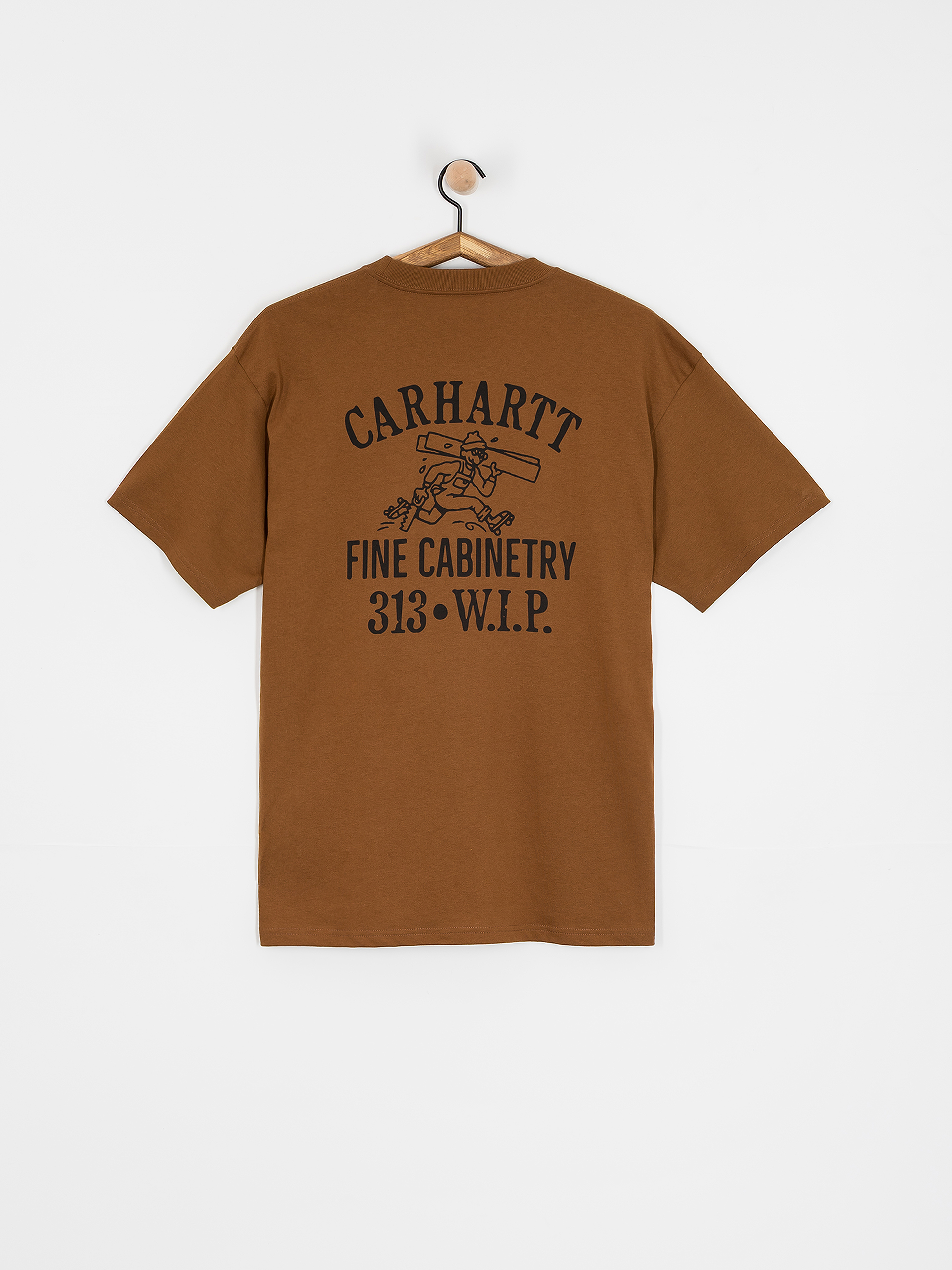 Футболка Carhartt WIP Cabinetry (hamilton brown/black)