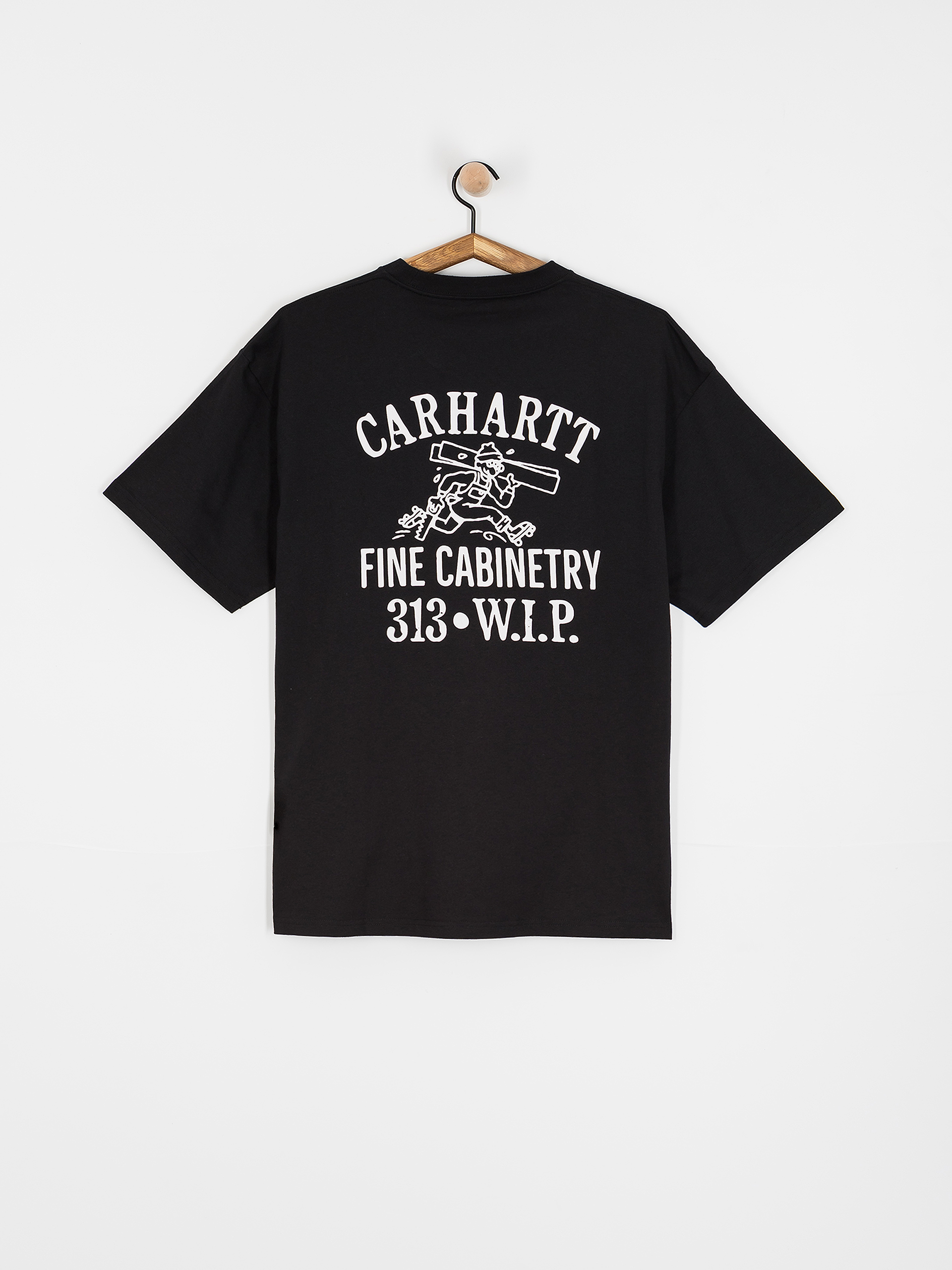 Футболка Carhartt WIP Cabinetry (black/white)