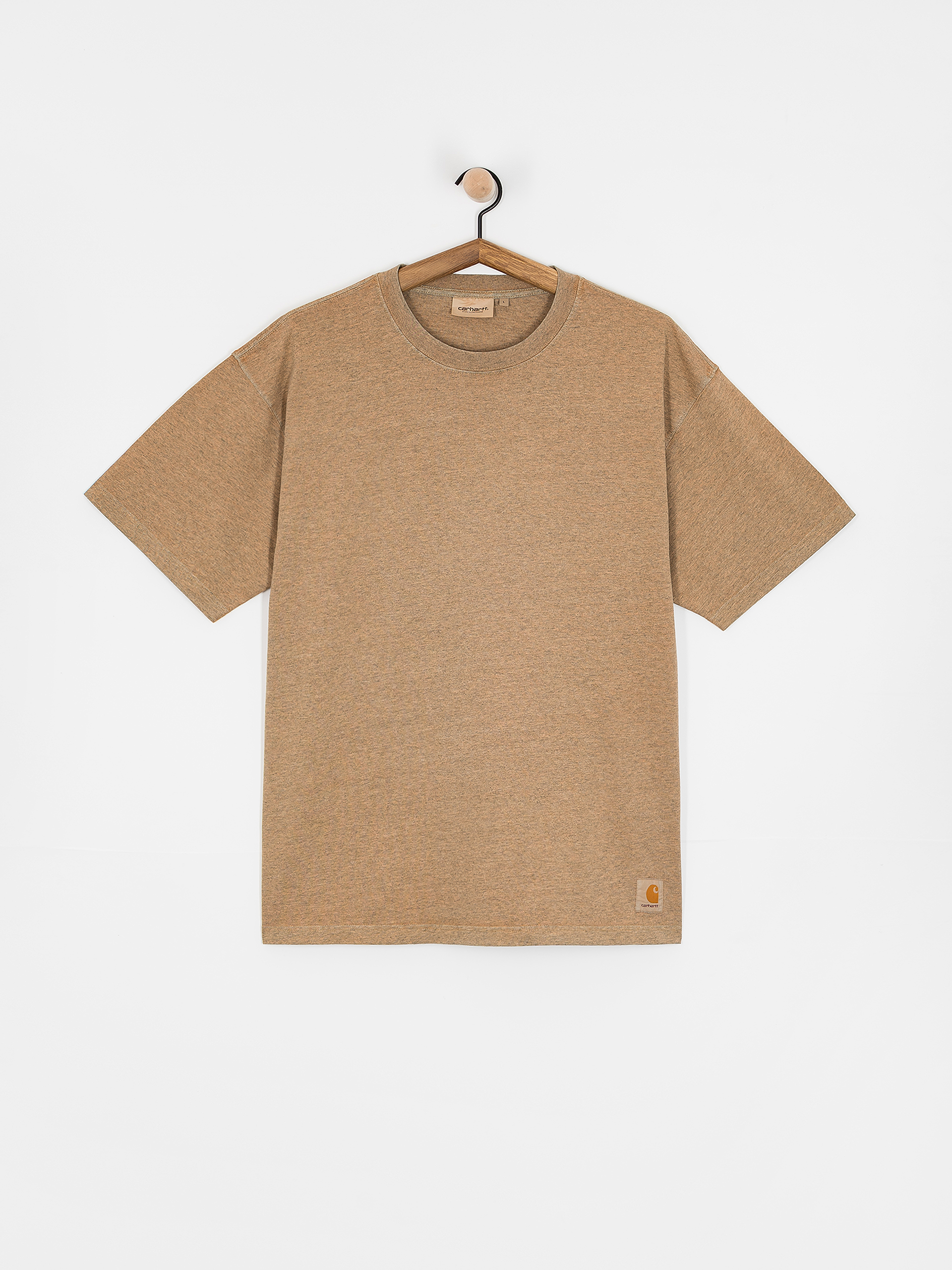 Футболка Carhartt WIP Caspian (hamilton brown heather)