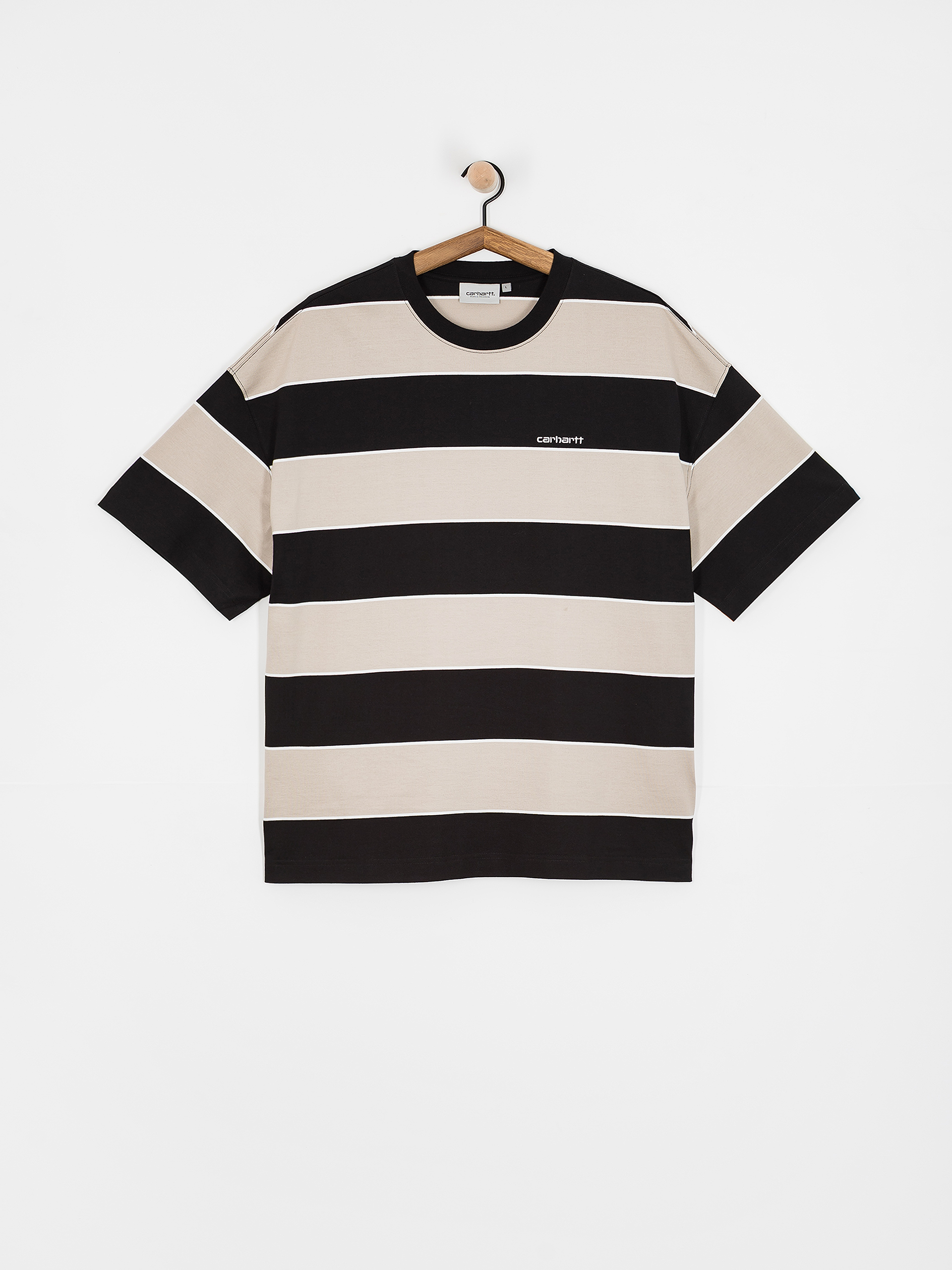 Футболка Carhartt WIP Quinby (quinby stripe/black)