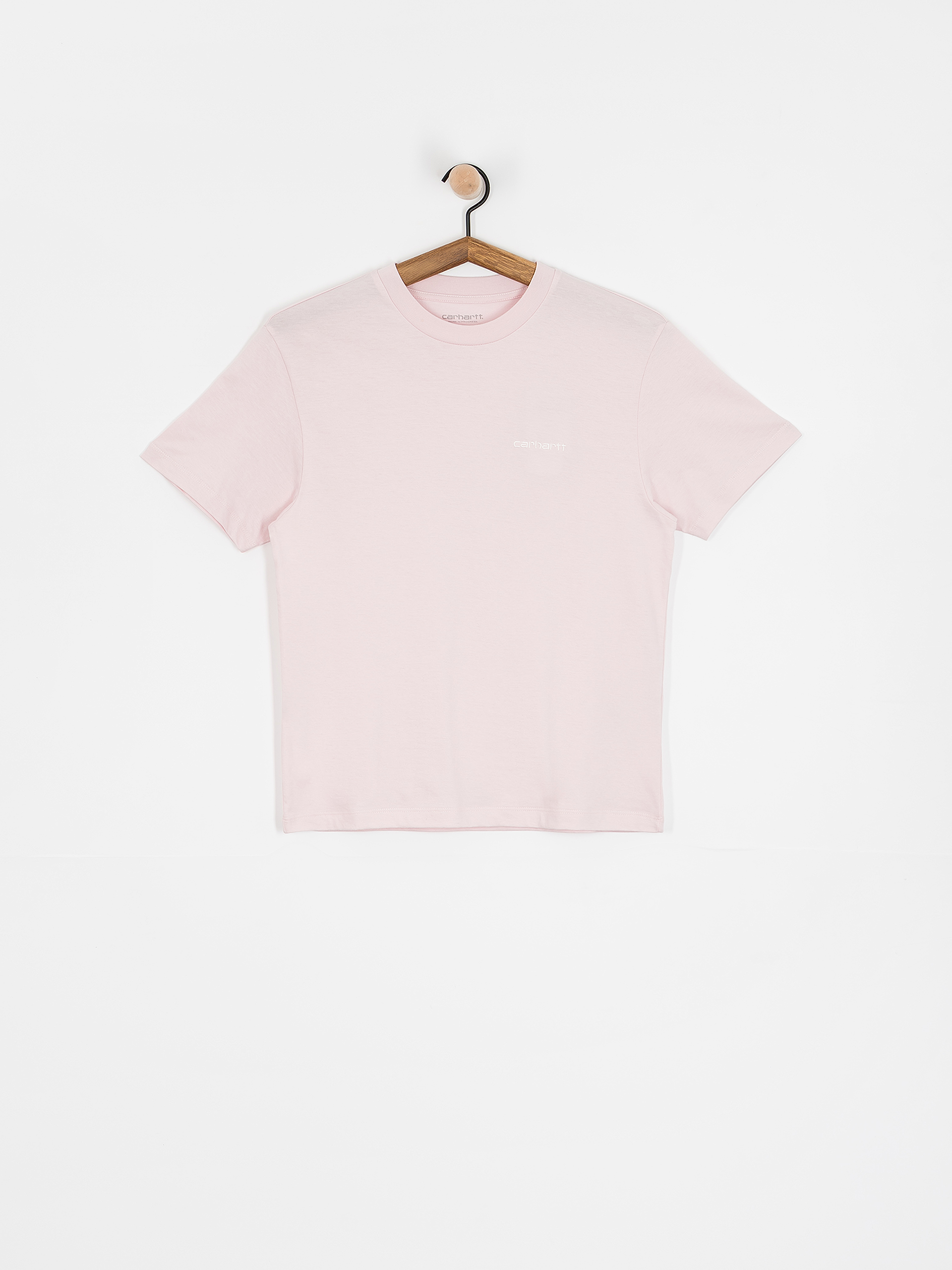 Футболка Carhartt WIP Script Embroidery Wmn (air pink/wax)