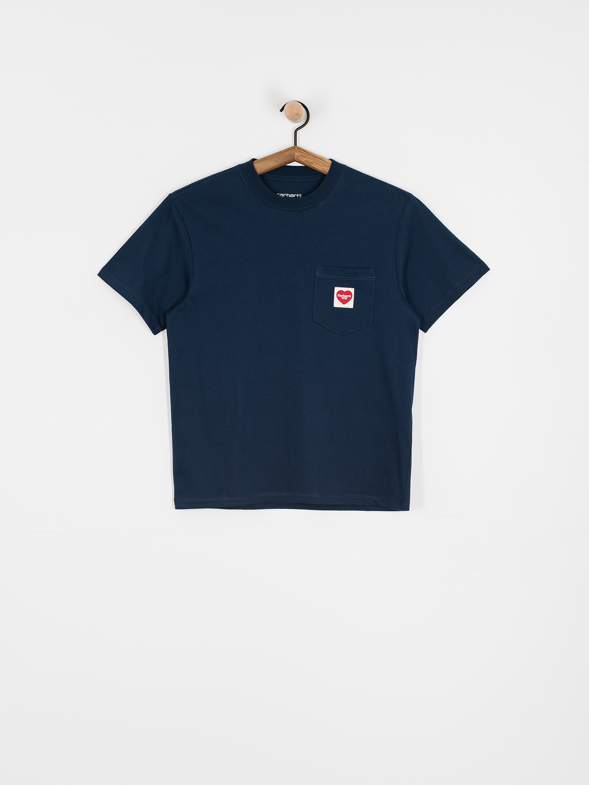 Футболка Carhartt WIP Pocket Heart Wmn (ink/red)