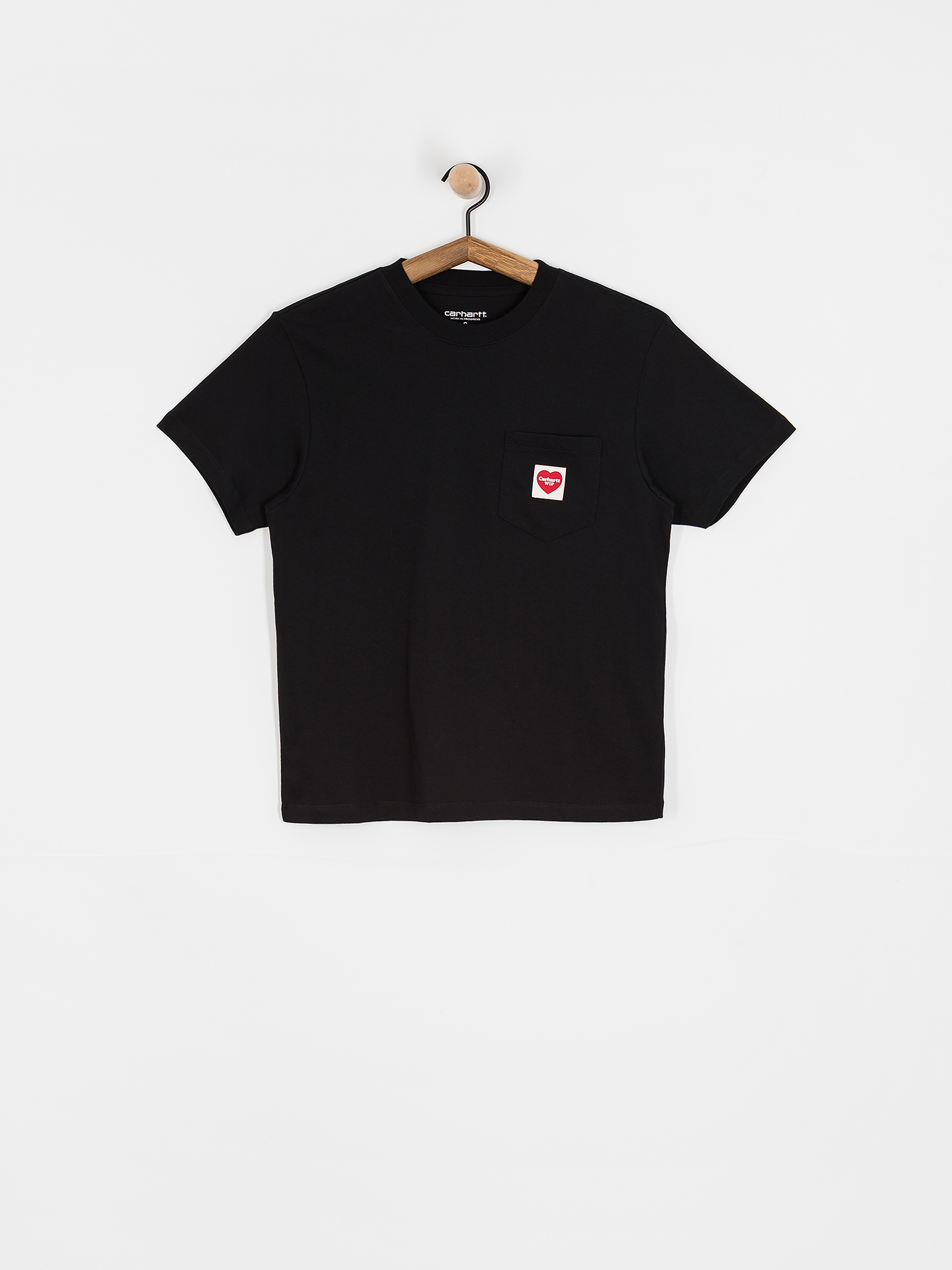 Футболка Carhartt WIP Pocket Heart Wmn (black/red)