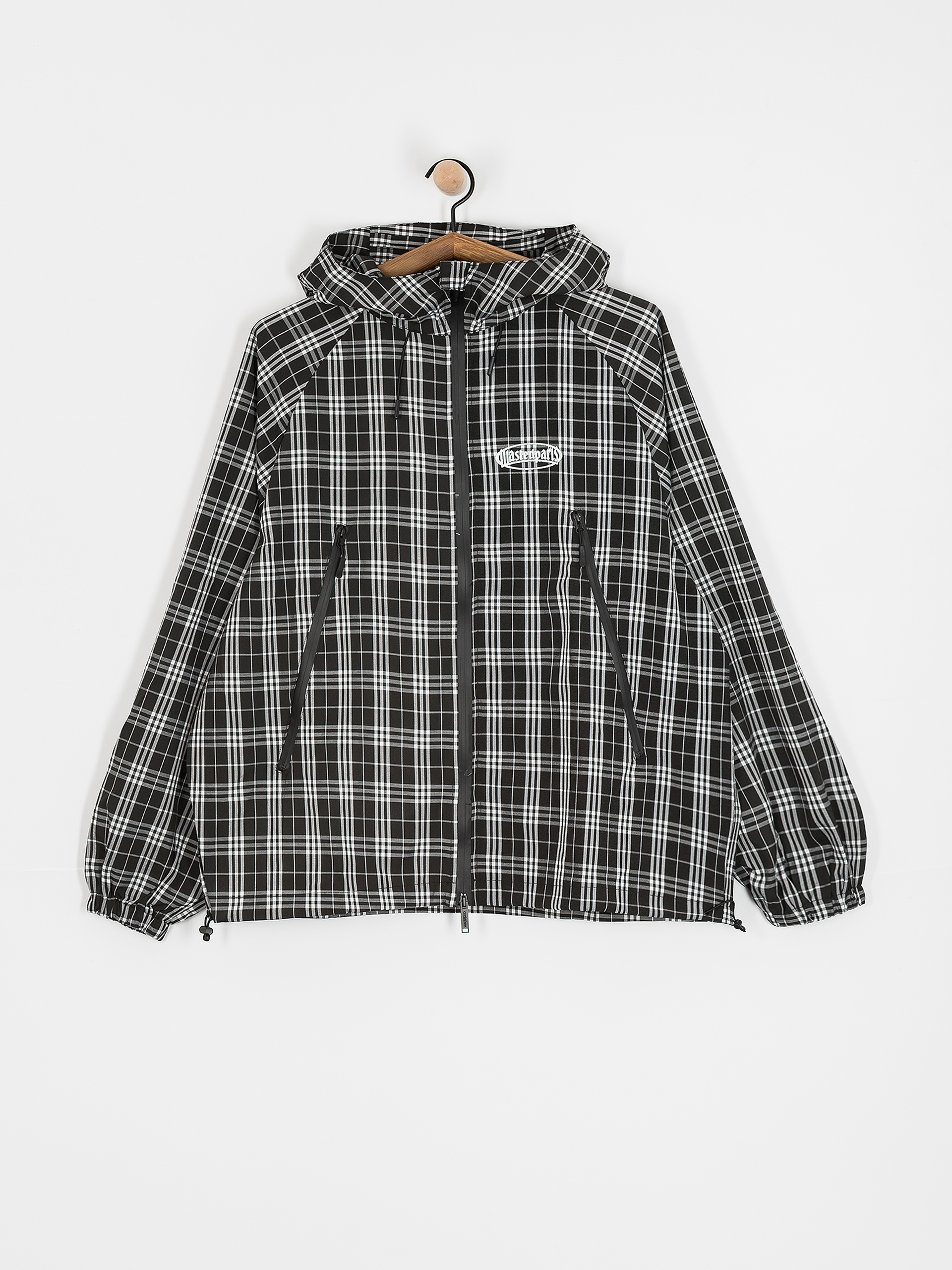 Куртка Wasted Paris Yard Tartan Windbreaker (black/white)