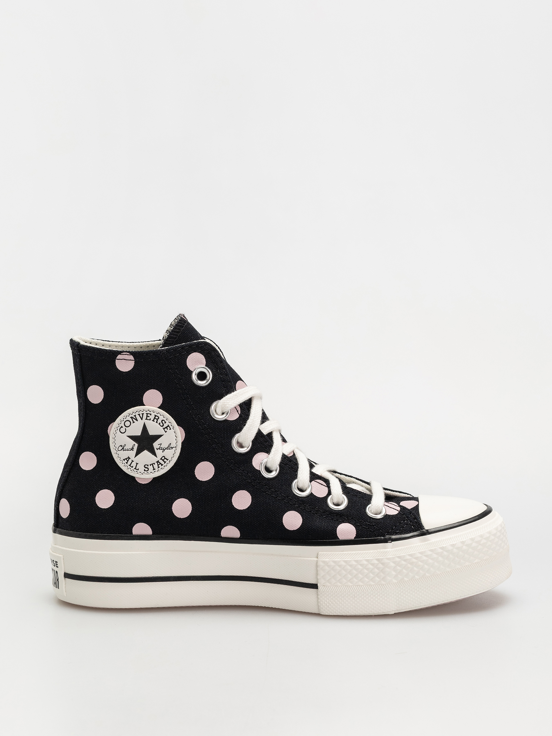 u041au0435u0434u0438 Converse Chuck Taylor All Star Lift Hi Wmn (black/summit pink/egret)