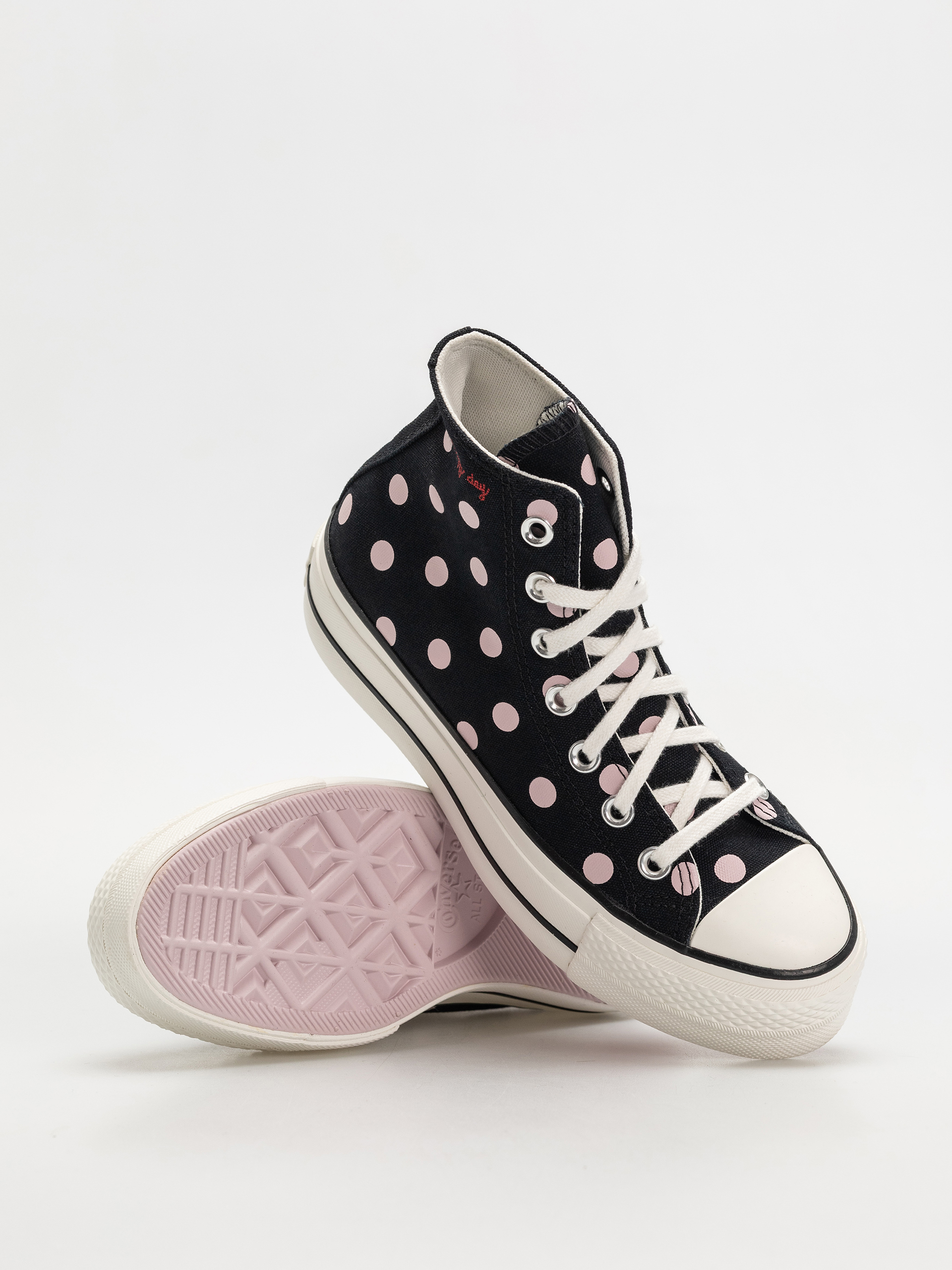 Кеди Converse Chuck Taylor All Star Lift Hi Wmn (black/summit pink/egret)