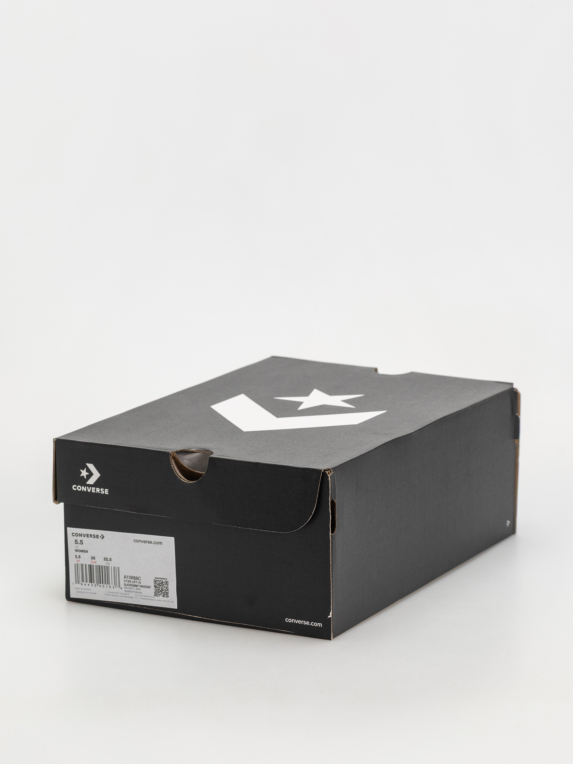 Кеди Converse Chuck Taylor All Star Lift Hi Wmn (black/summit pink/egret)