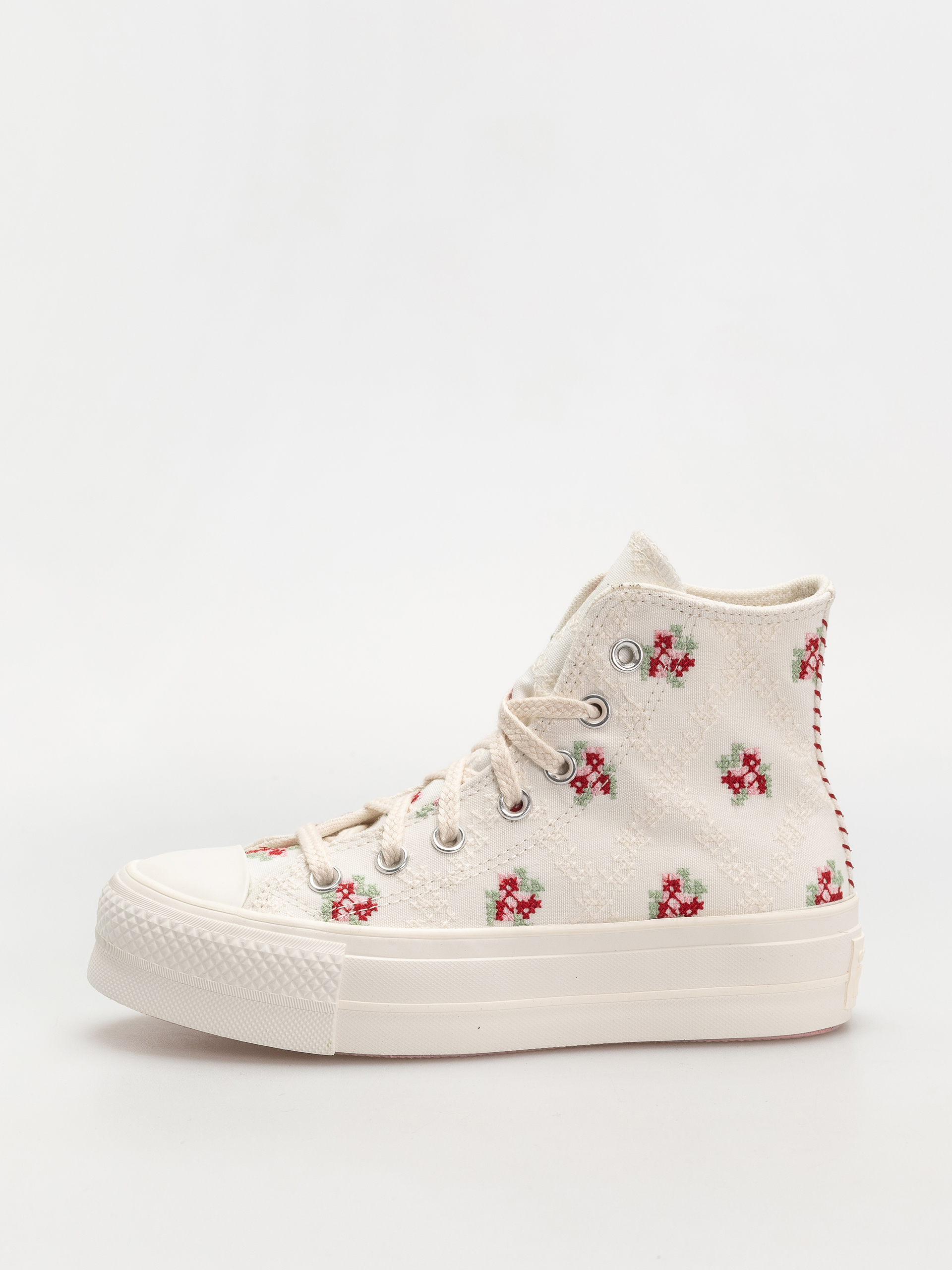 Кеди Converse Chuck Taylor All Star Lift Hi Wmn (vintage white/horizon pink)