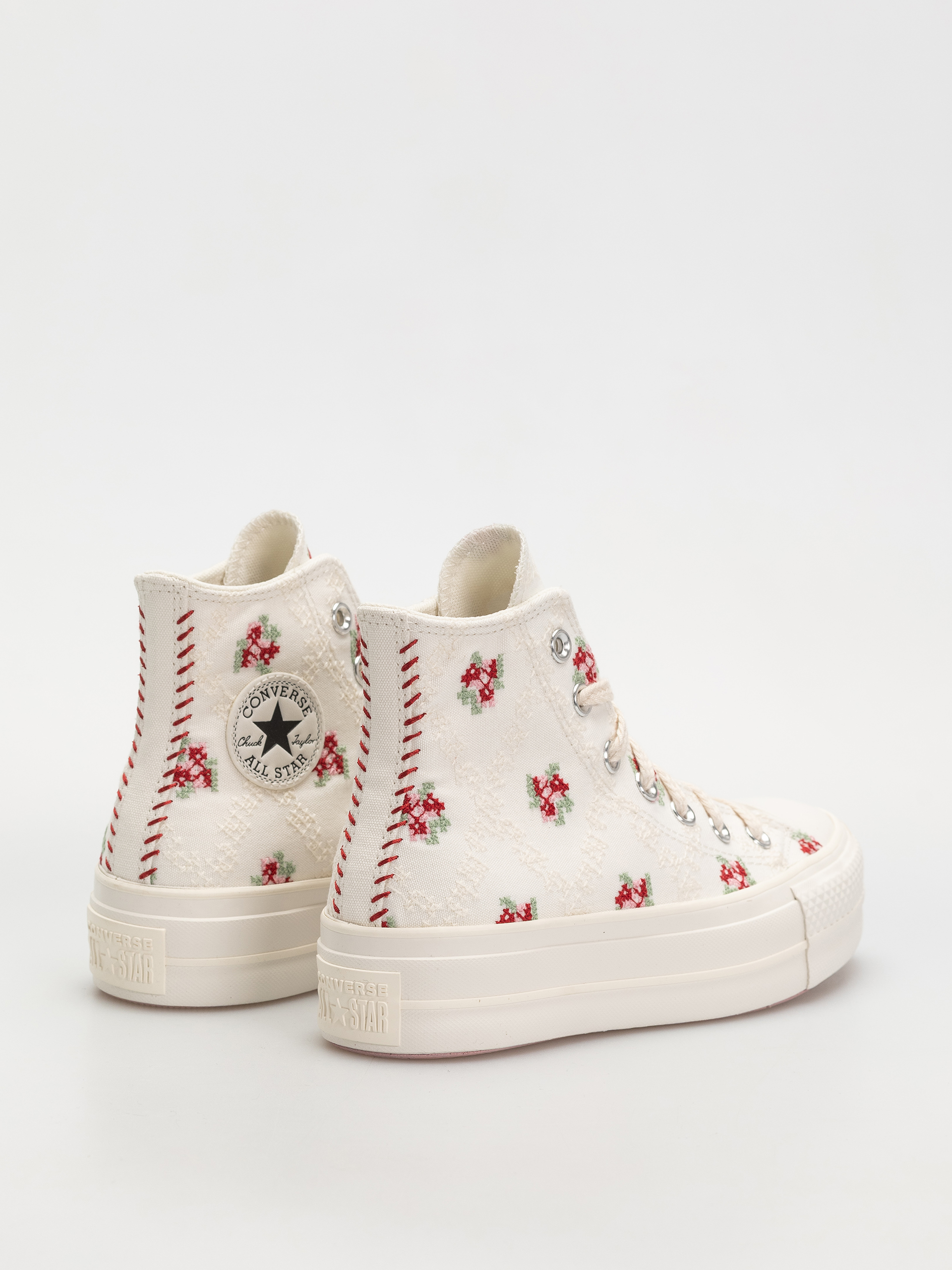 Кеди Converse Chuck Taylor All Star Lift Hi Wmn (vintage white/horizon pink)