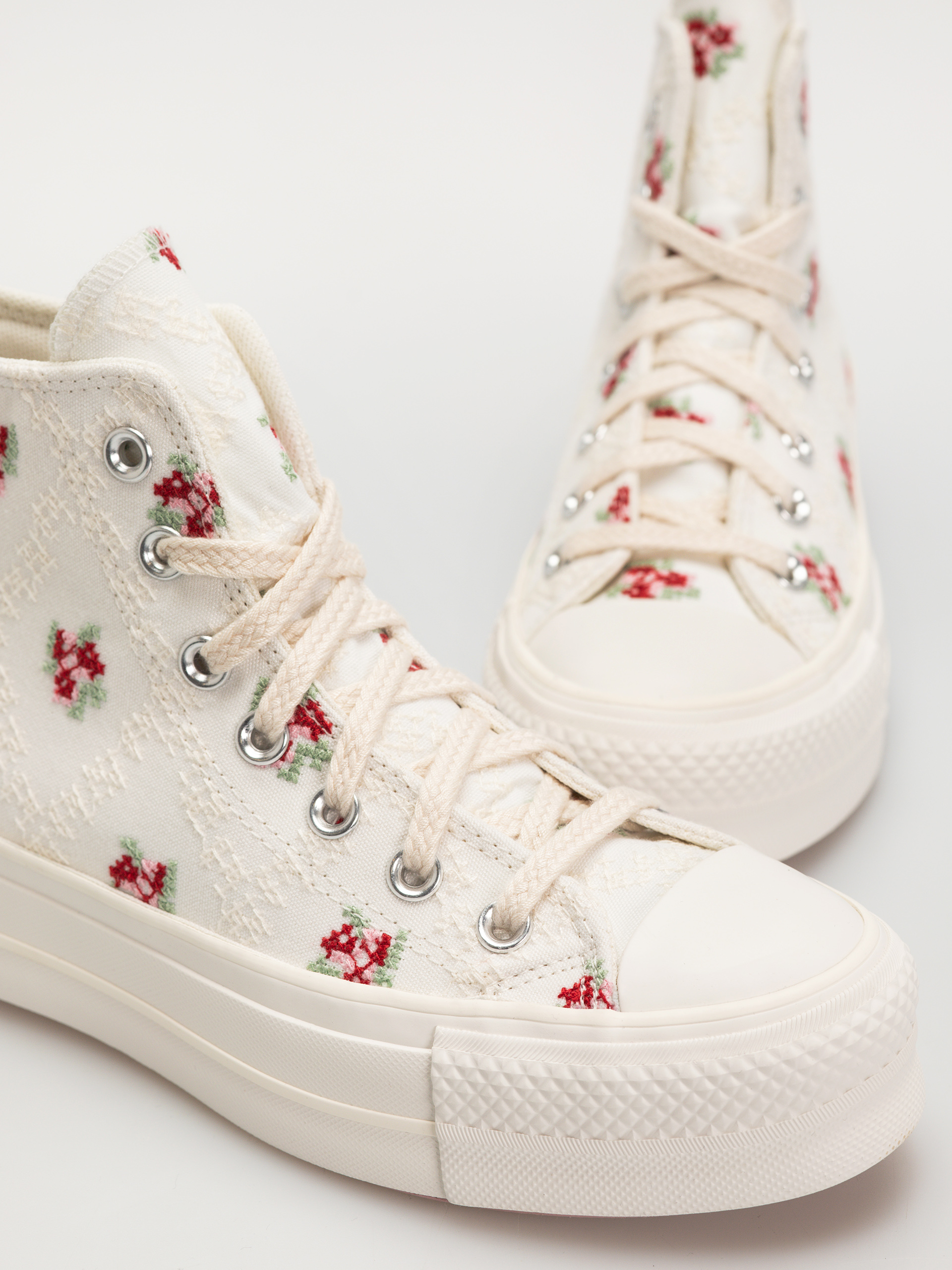 Кеди Converse Chuck Taylor All Star Lift Hi Wmn (vintage white/horizon pink)