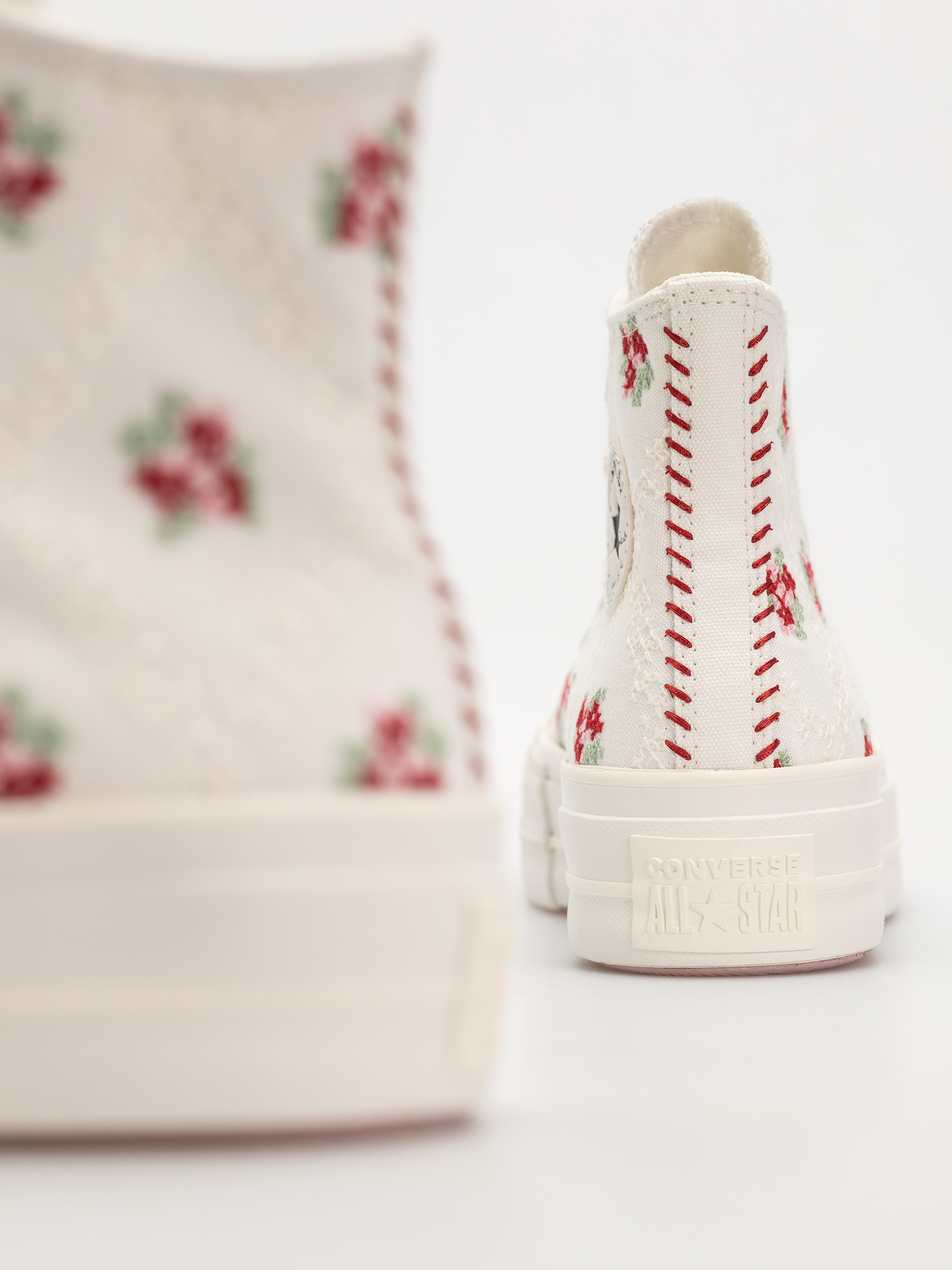 Кеди Converse Chuck Taylor All Star Lift Hi Wmn (vintage white/horizon pink)