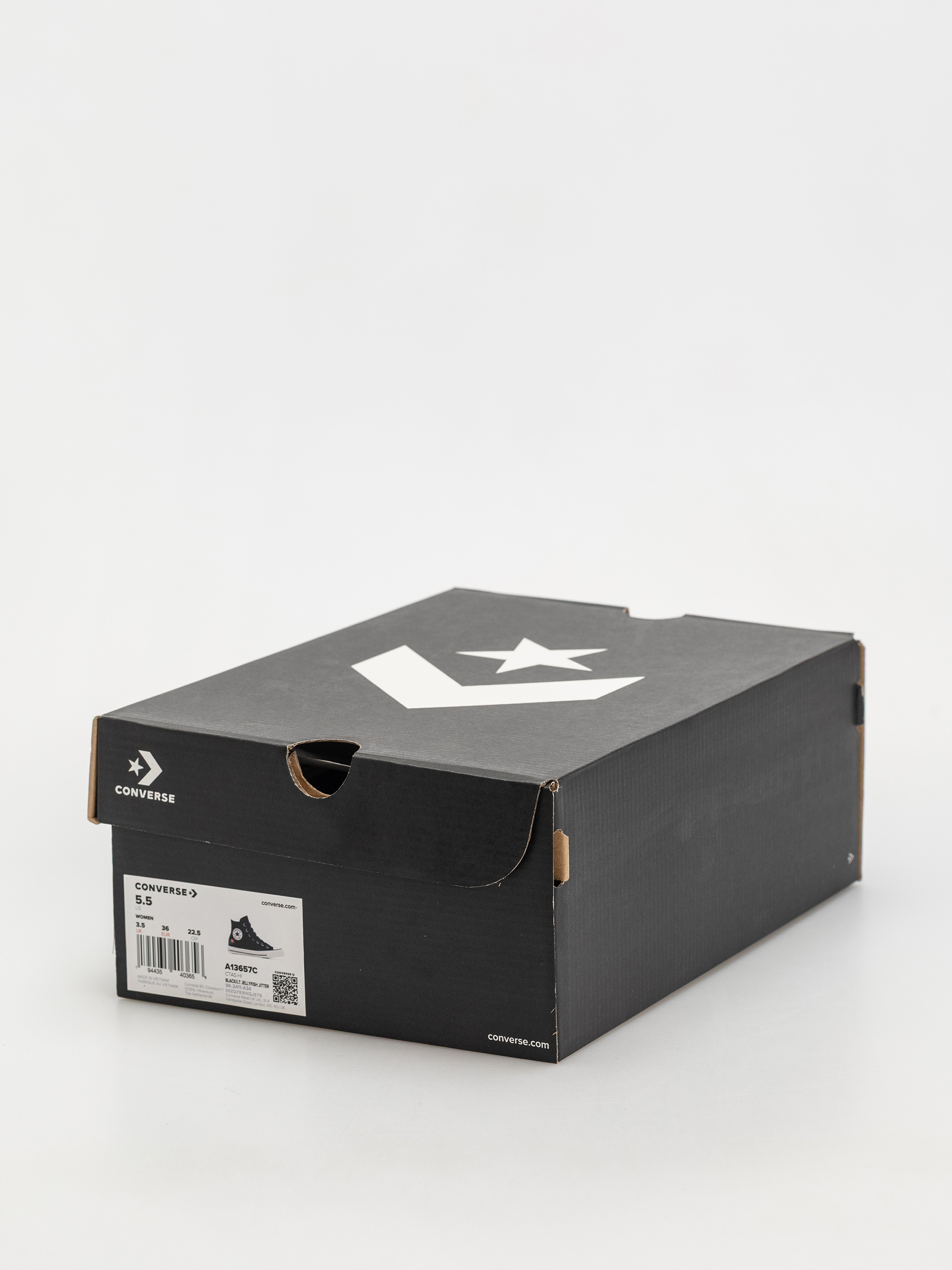 Кеди Converse Chuck Taylor All Star Hi Wmn (black/lt jellyfish jitter)