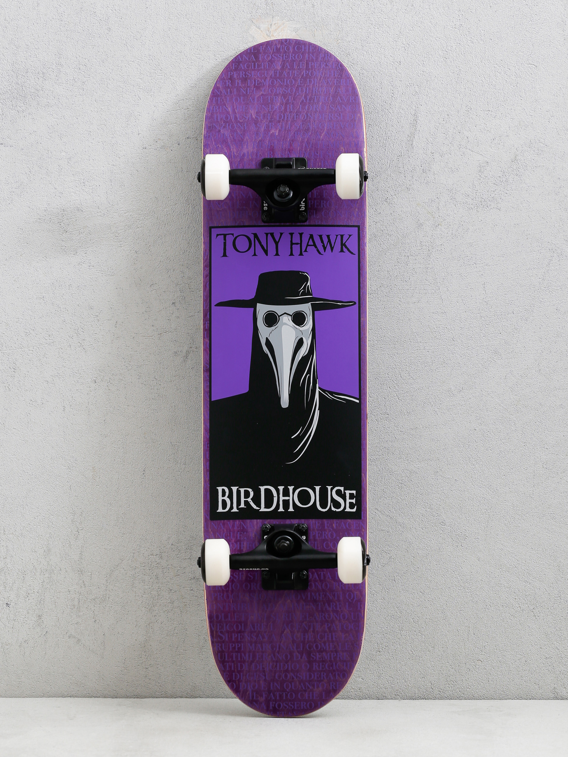 Скейтборд Birdhouse Hawk Plague Doctor (purple)