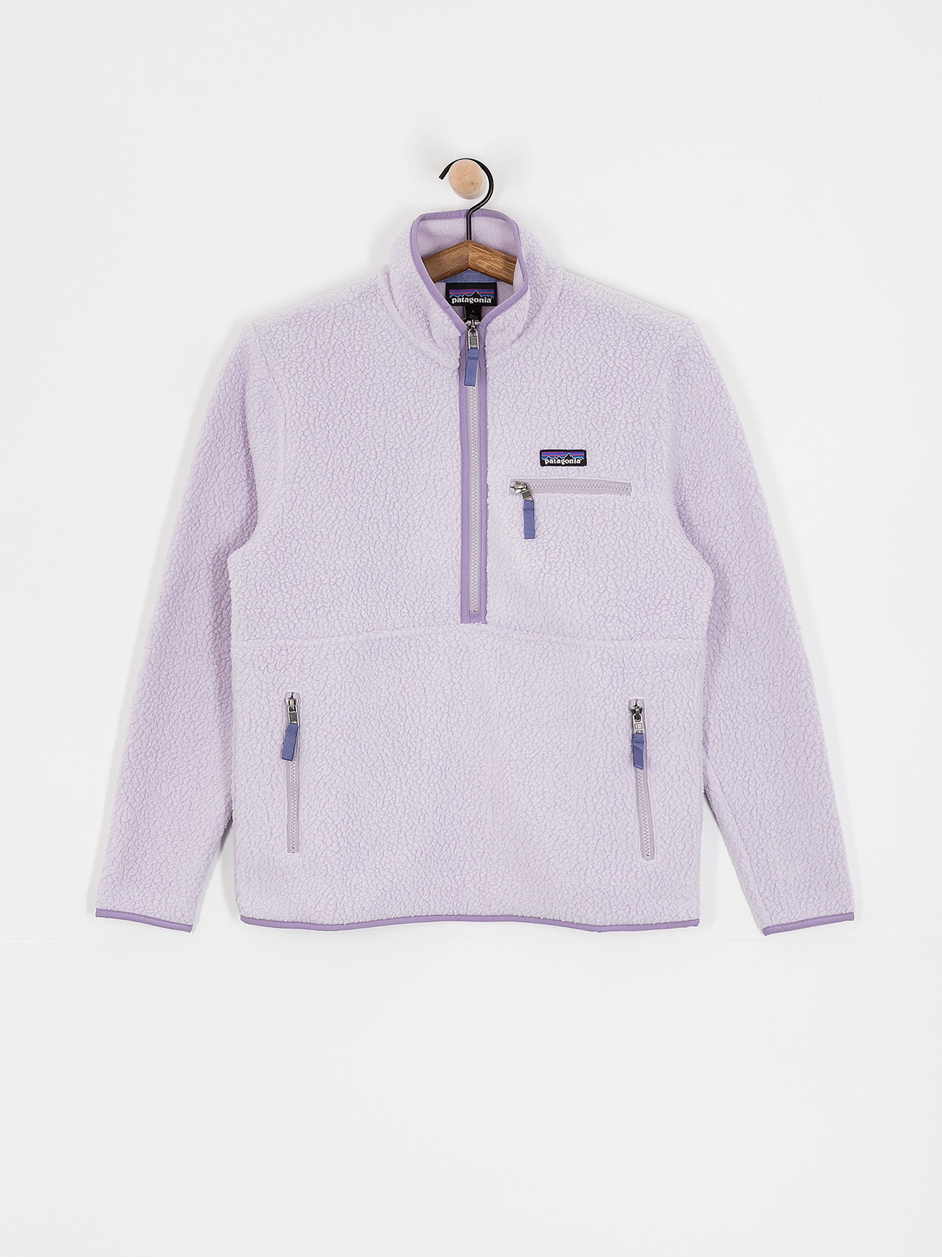 Флісовий светр Patagonia Retro Pile Marsupial Wmn (foxglove purple)