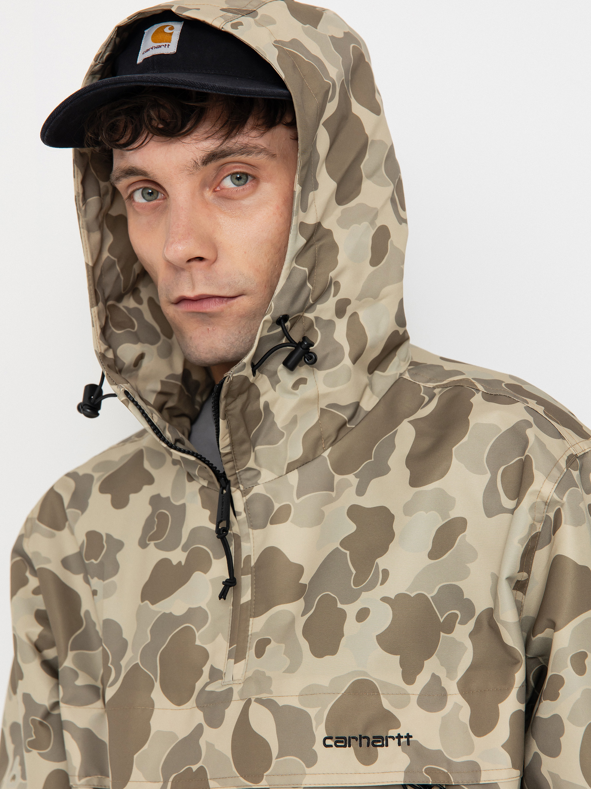 Куртка Carhartt WIP Windbreaker - камуфляж (camo duck/desert/black)