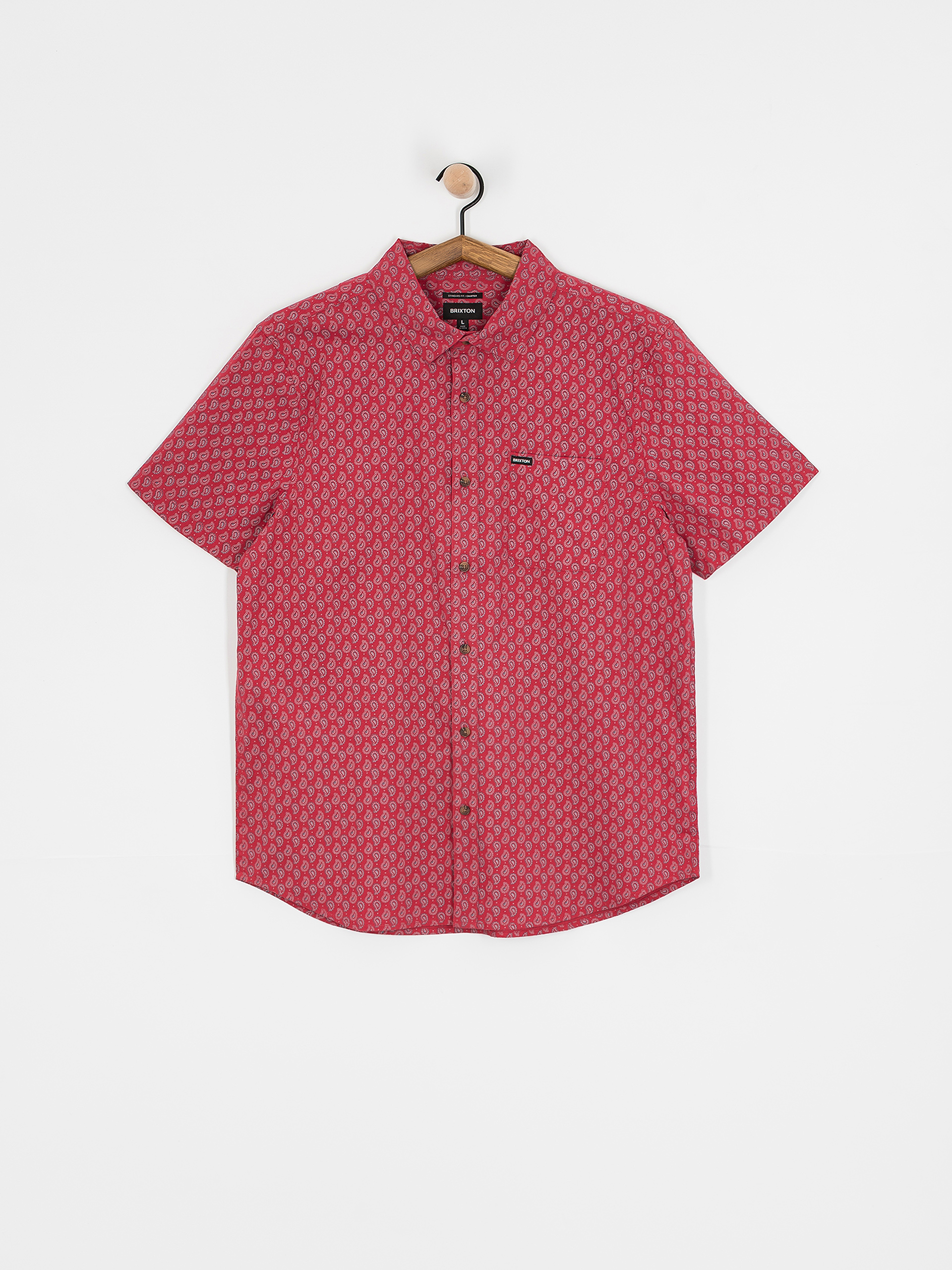 Сорочка Brixton Charter Print (rust red/paisley)