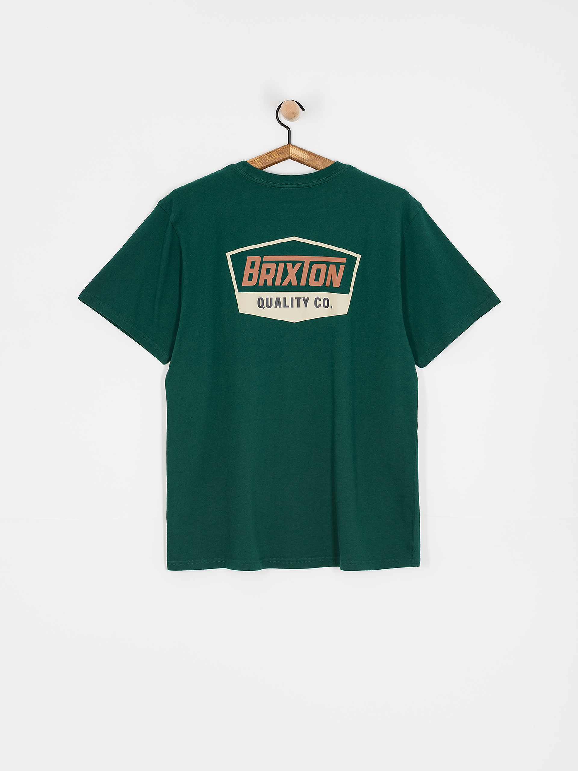 Футболка Brixton Regal Stt (deep emerald/rust/sand)