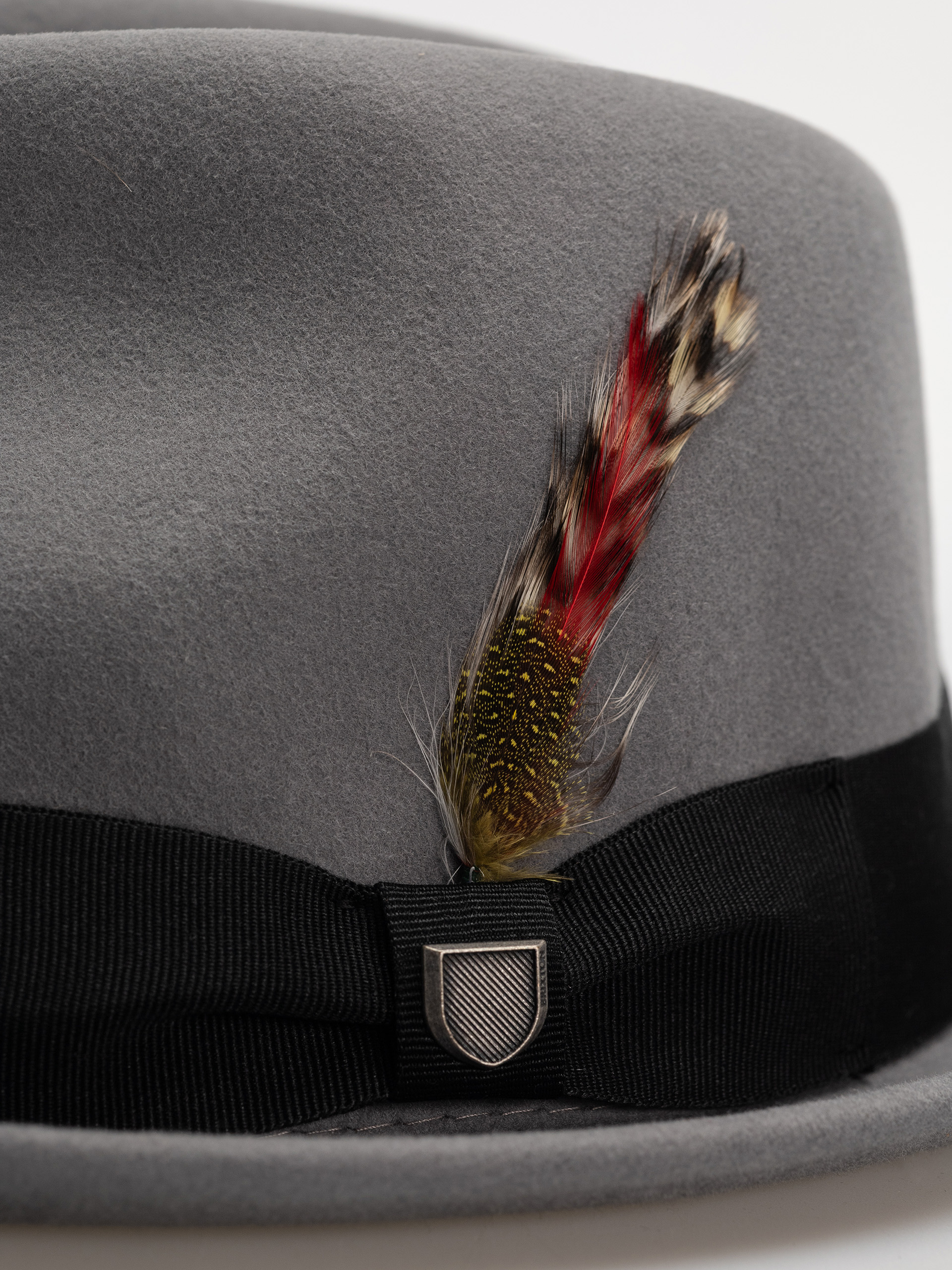 Капелюх Brixton Gain Fedora (grey/black)