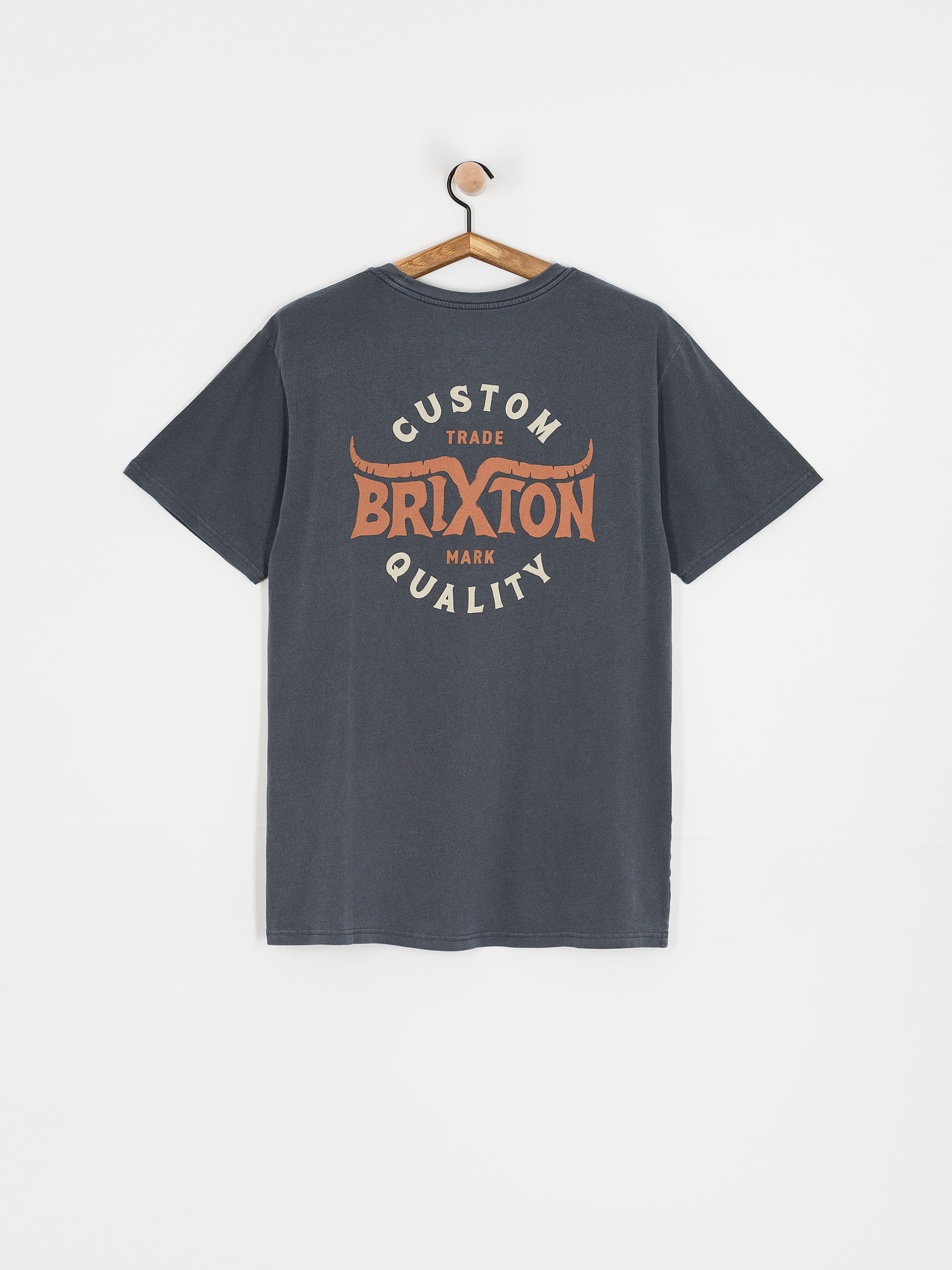 Футболка Brixton Gibson Stt (washed navy worn wash)