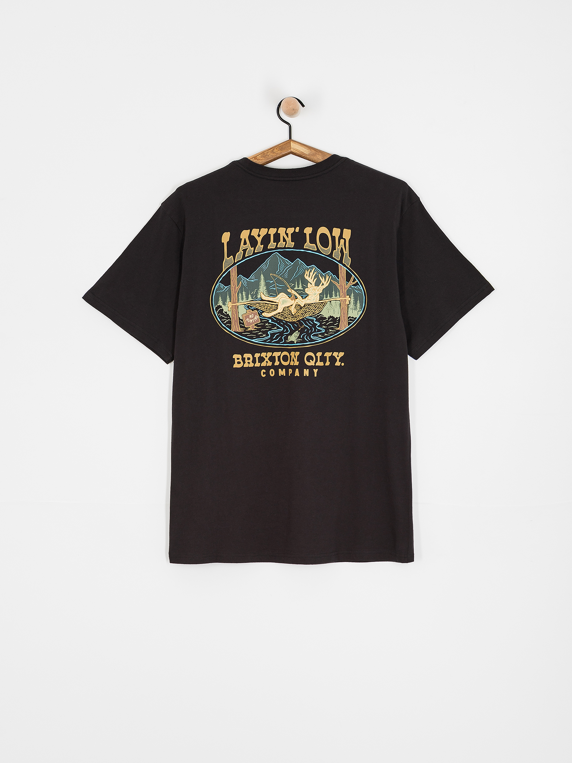 Футболка Brixton Layin' Low Stt (black)