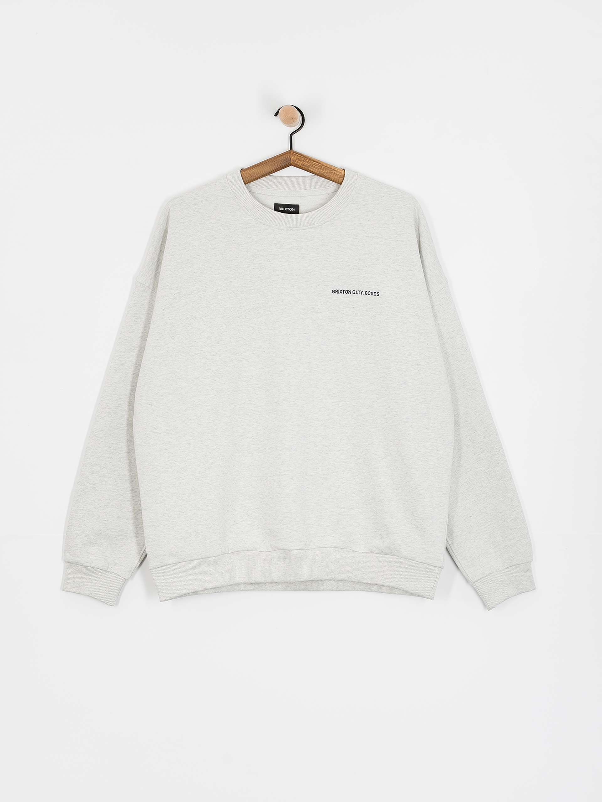 Світшот Brixton Embroidered Heavy Weight Crew (heather grey ash)