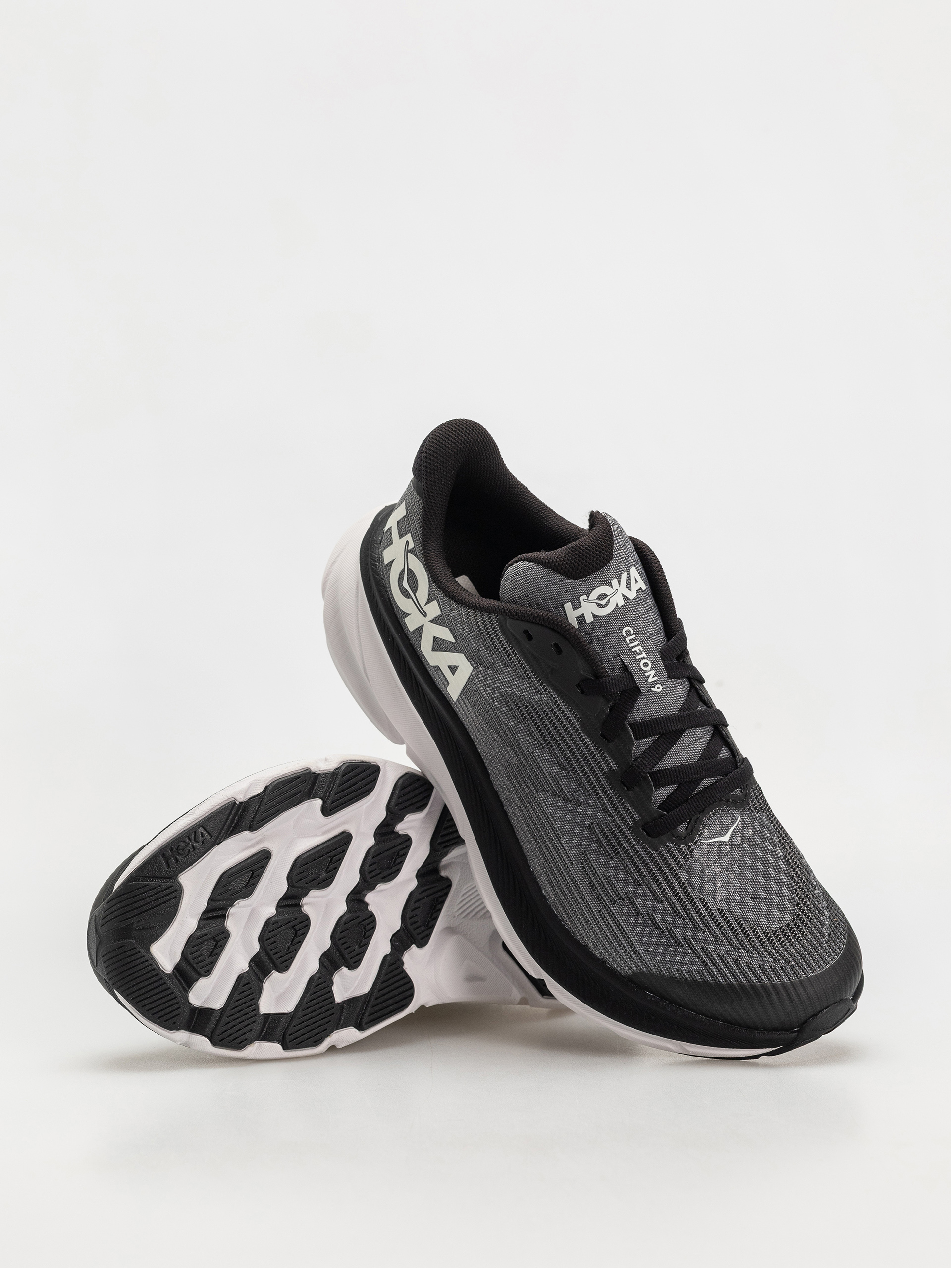 Взуття Hoka Clifton 9 JR (black/white)