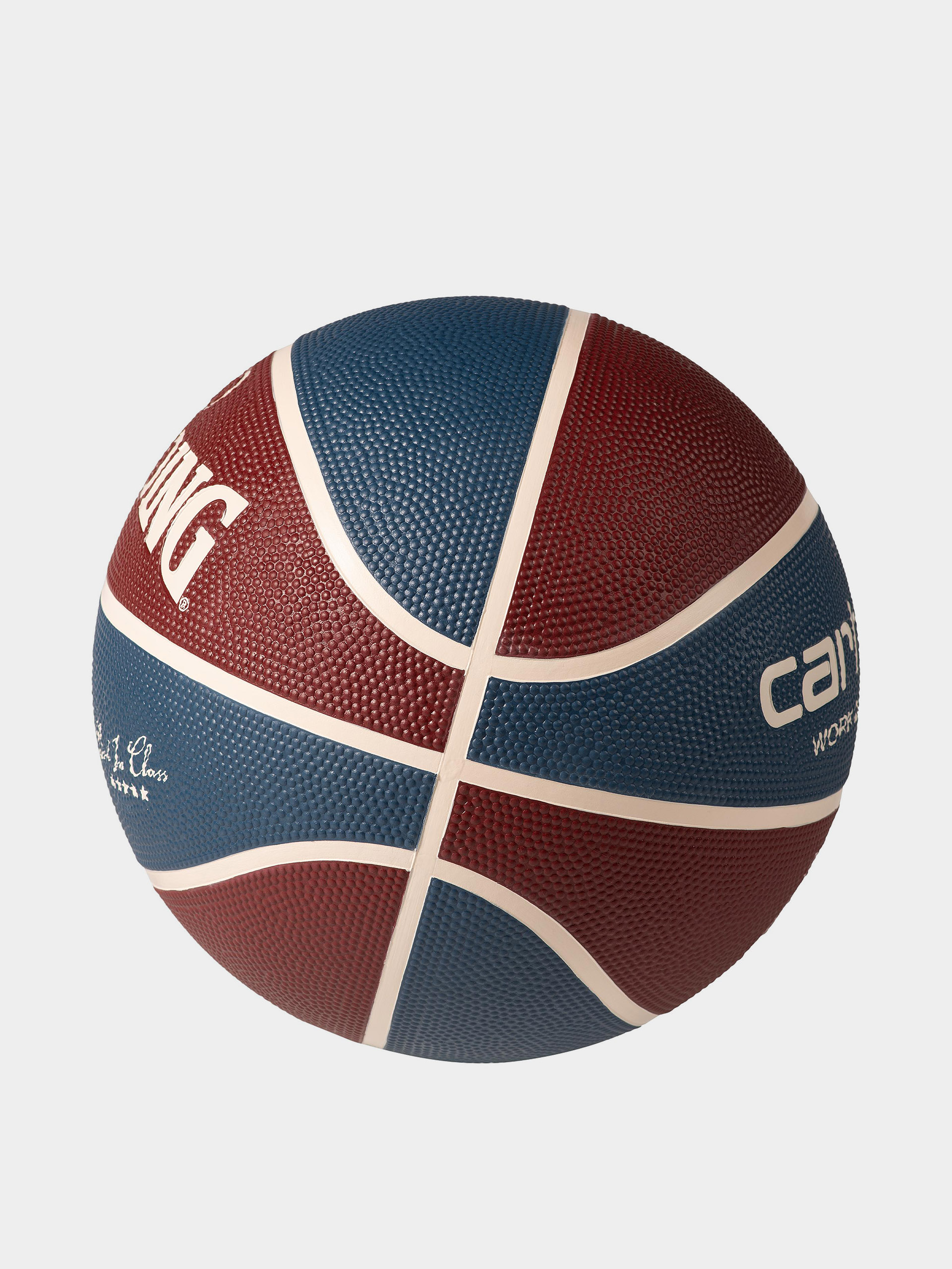 М'яч Carhartt WIP Spalding for Basketball (mulberry/dusky blue/naturel)