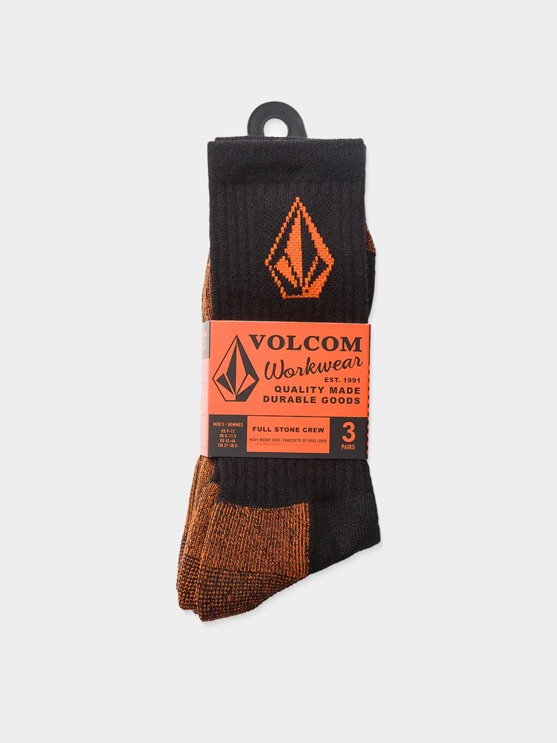  Шкарпетки Volcom Workwear 3Pk (black)