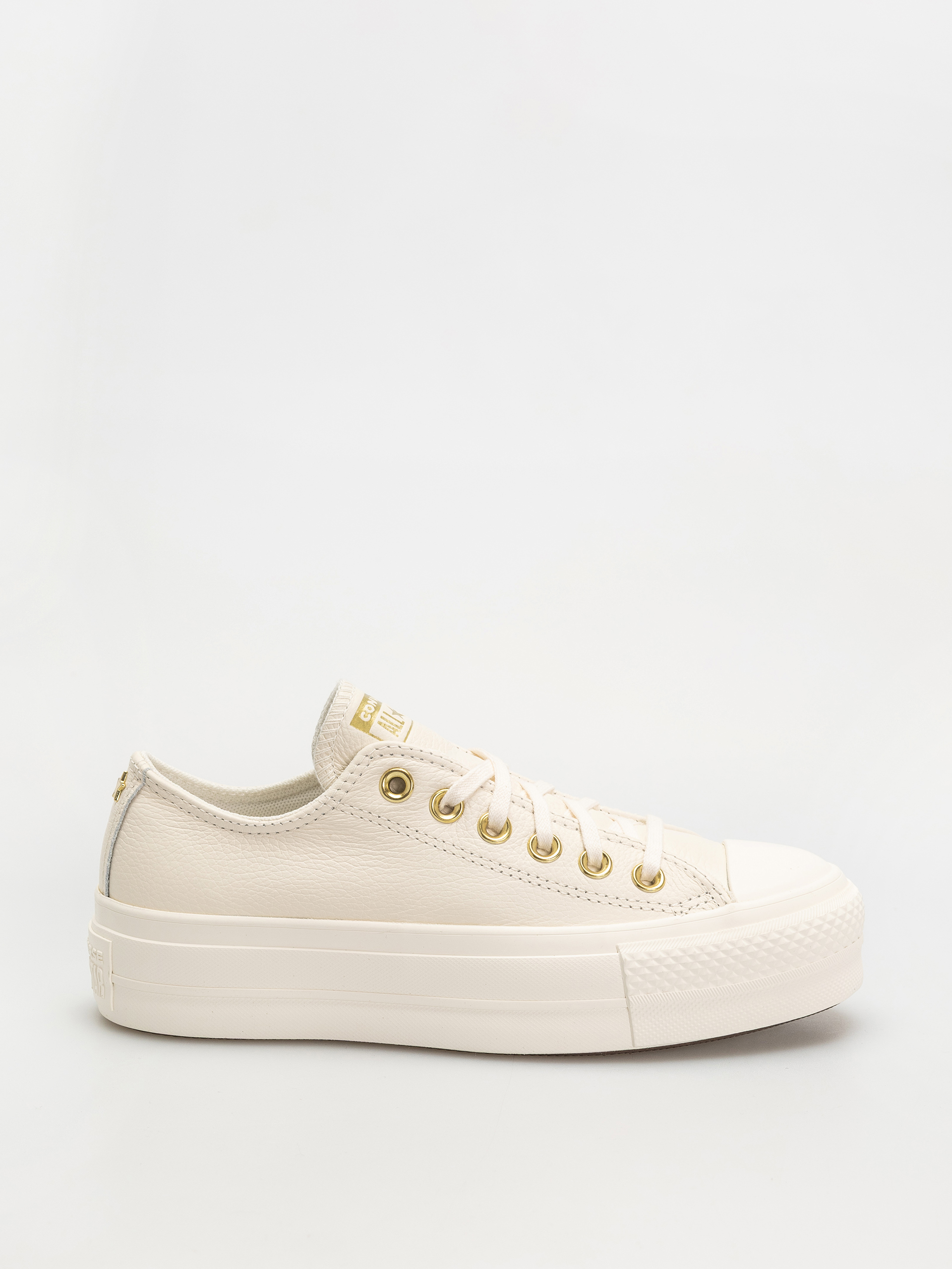 u041au0435u0434u0438 Converse Chuck Taylor All Star Lift Ox Wmn (egret/egret/gold)
