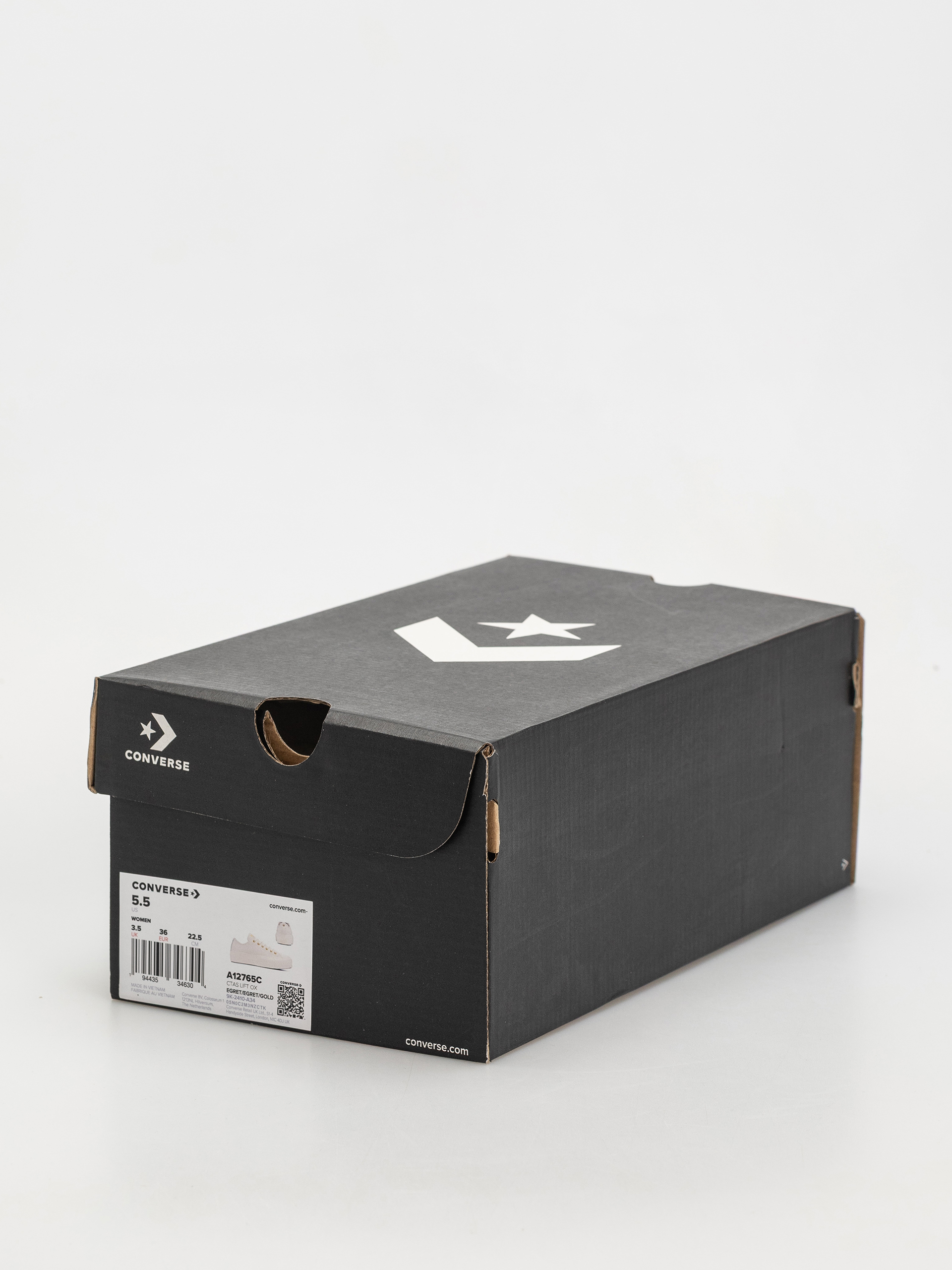 Кеди Converse Chuck Taylor All Star Lift Ox Wmn (egret/egret/gold)