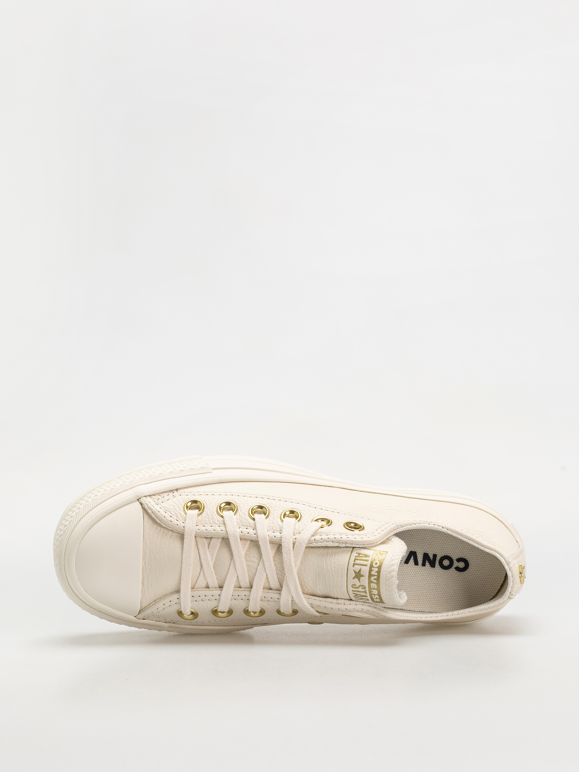 Кеди Converse Chuck Taylor All Star Lift Ox Wmn (egret/egret/gold)