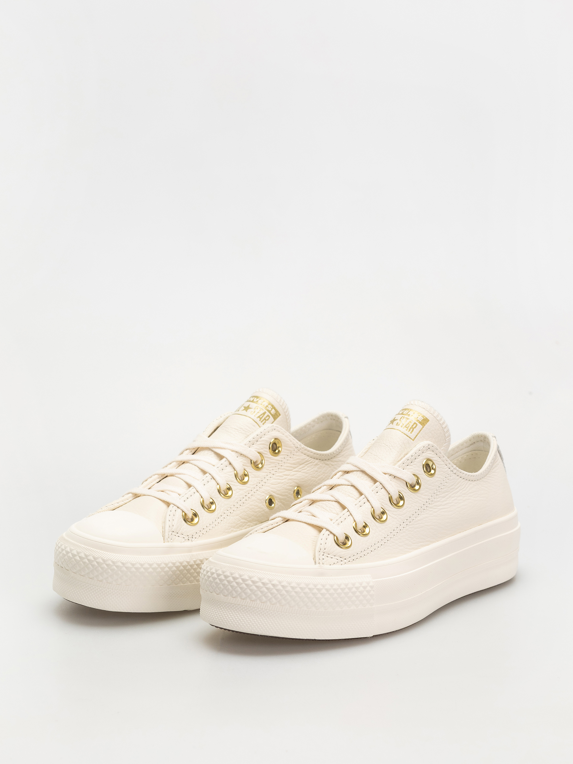 Кеди Converse Chuck Taylor All Star Lift Ox Wmn (egret/egret/gold)