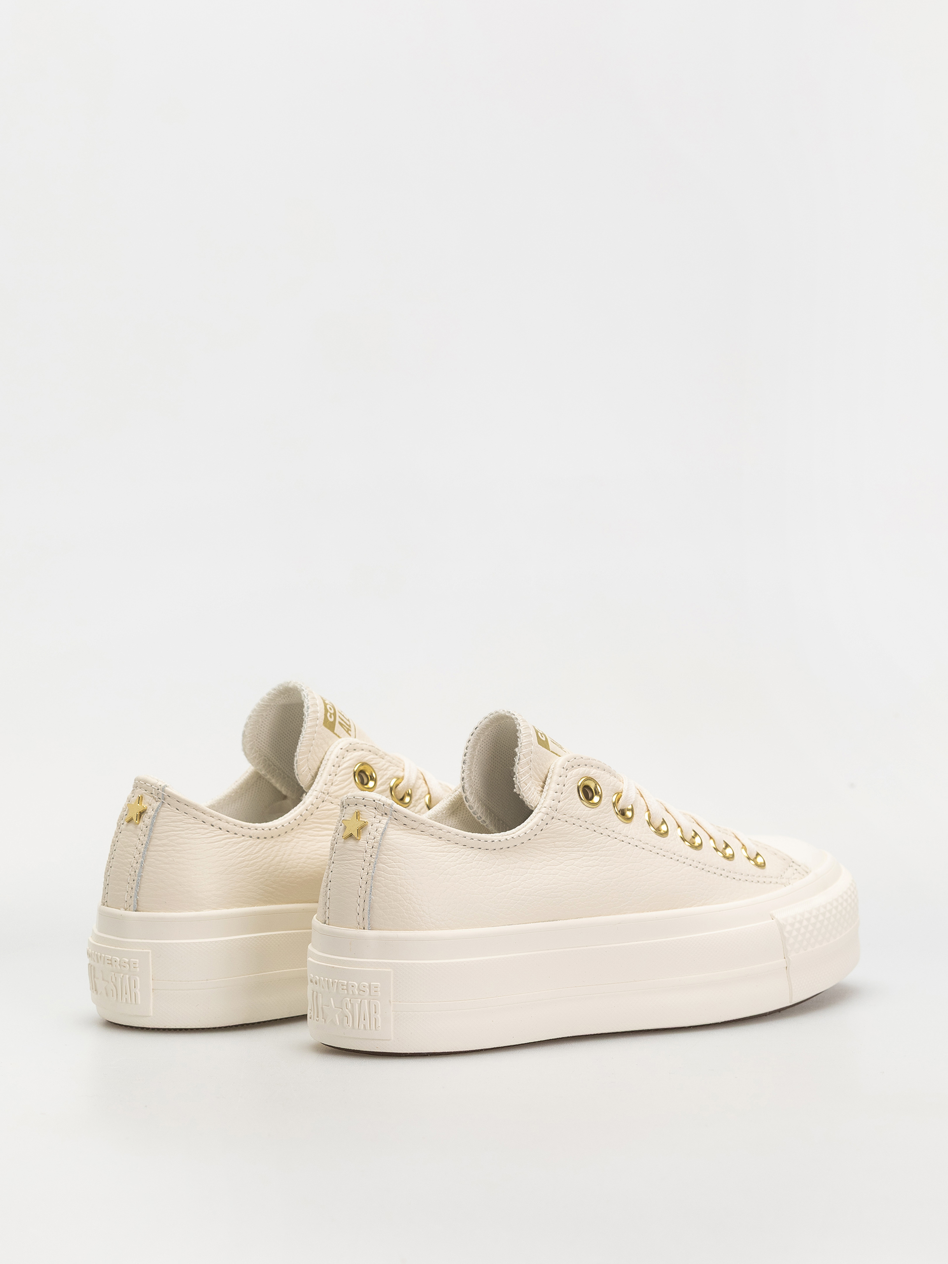 Кеди Converse Chuck Taylor All Star Lift Ox Wmn (egret/egret/gold)