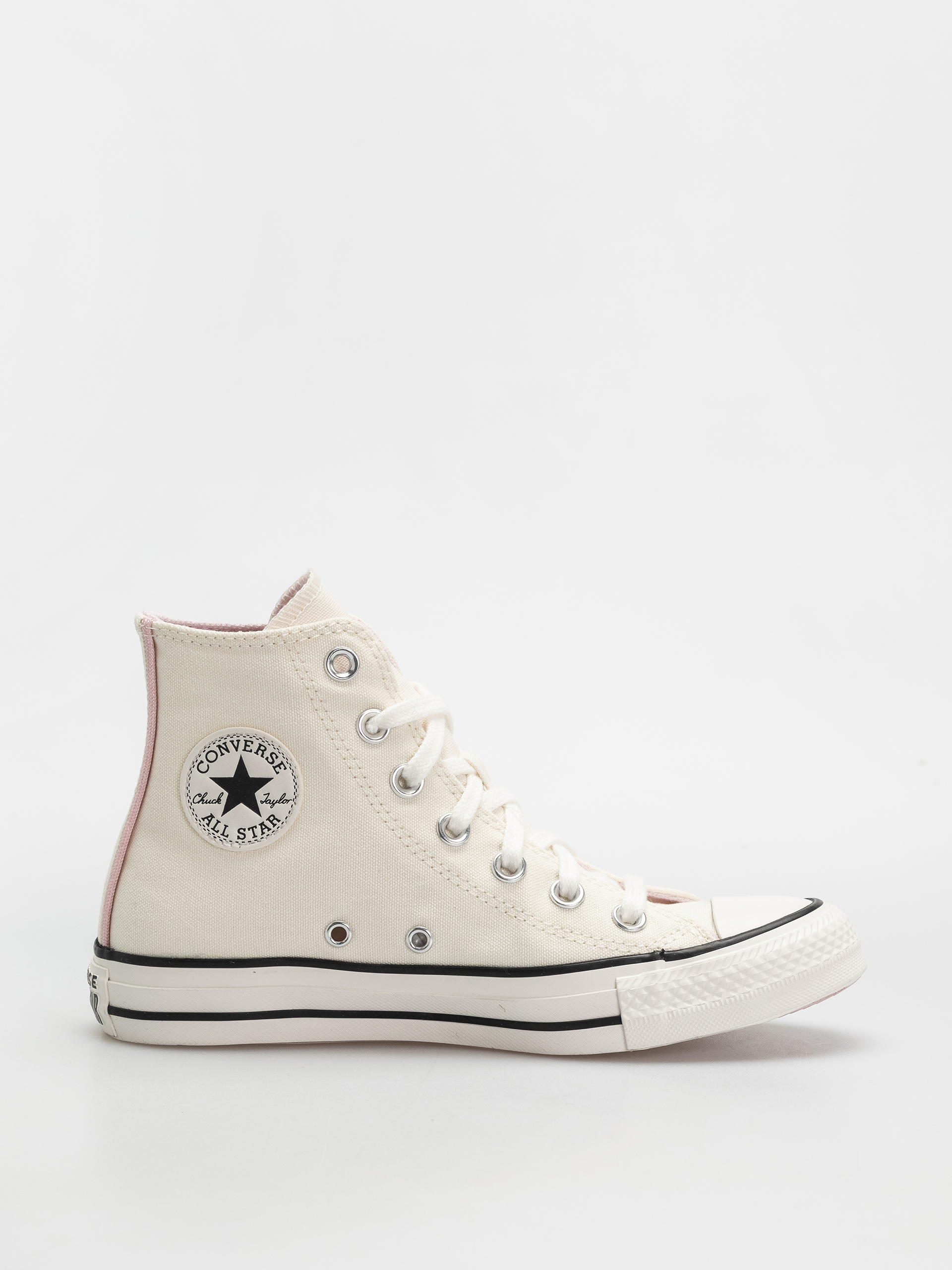 u041au0435u0434u0438 Converse Chuck Taylor All Star Hi Wmn (egret/summit pink/black)